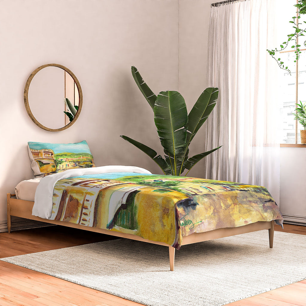 Laura Trevey Valldemossa Village Comforter