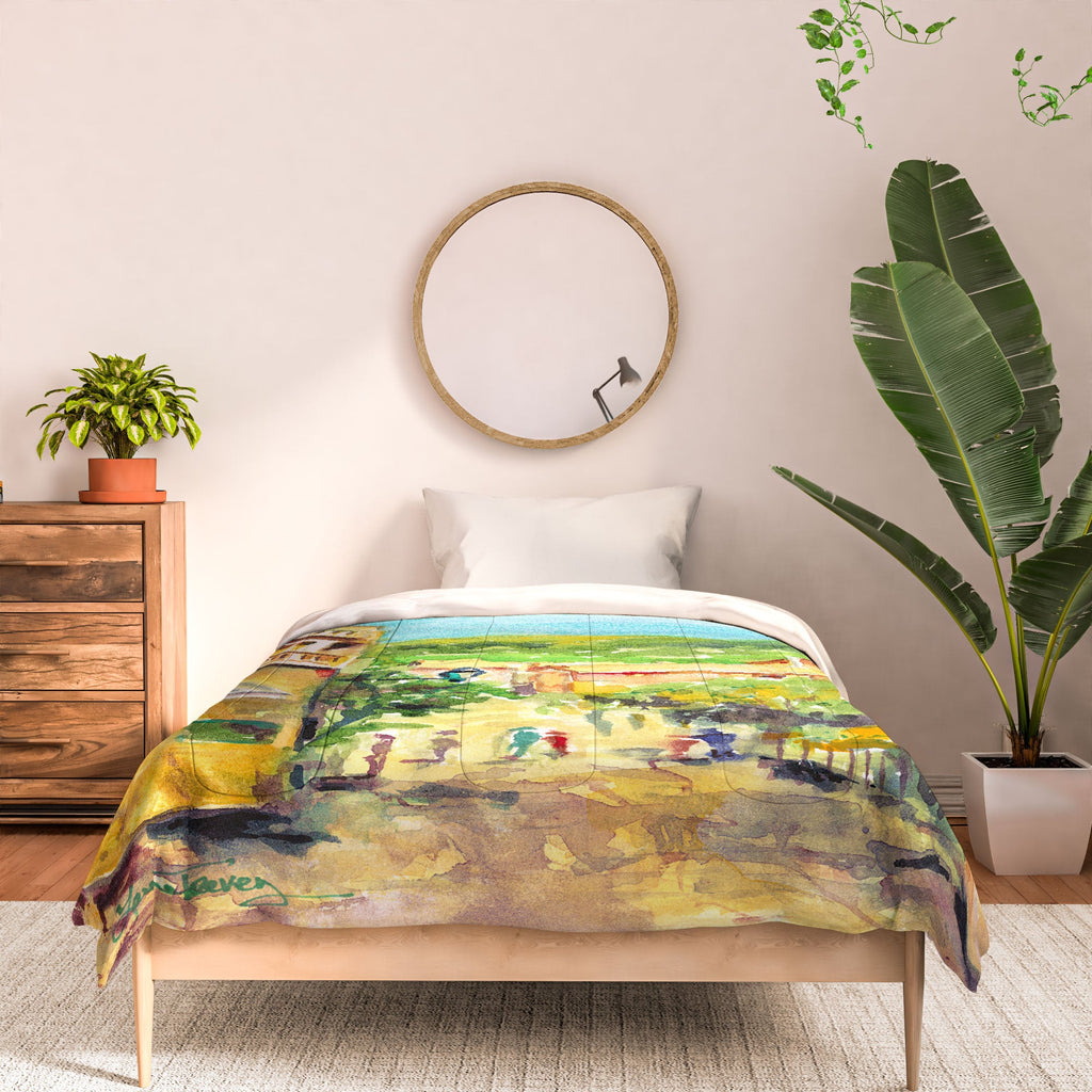 Laura Trevey Valldemossa Village Comforter