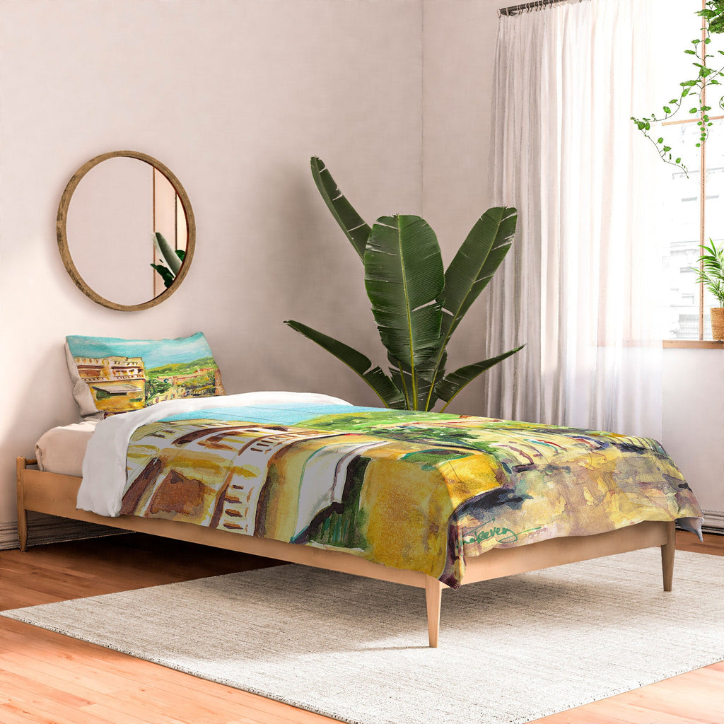Laura Trevey Valldemossa Village Comforter