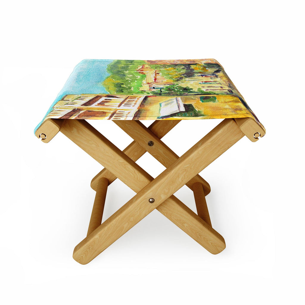 Laura Trevey Valldemossa Village Folding Stool