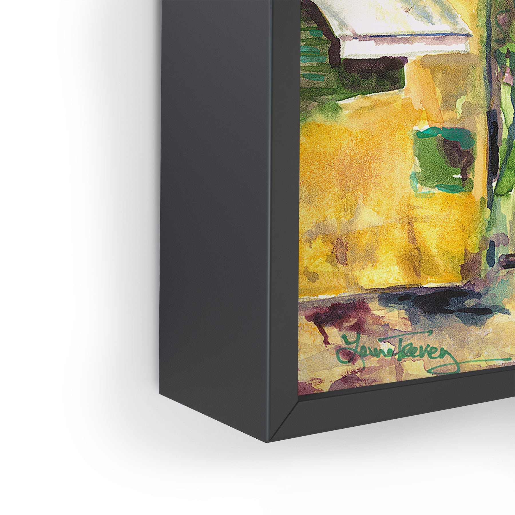 Laura Trevey Valldemossa Village Framed Mini Art Print