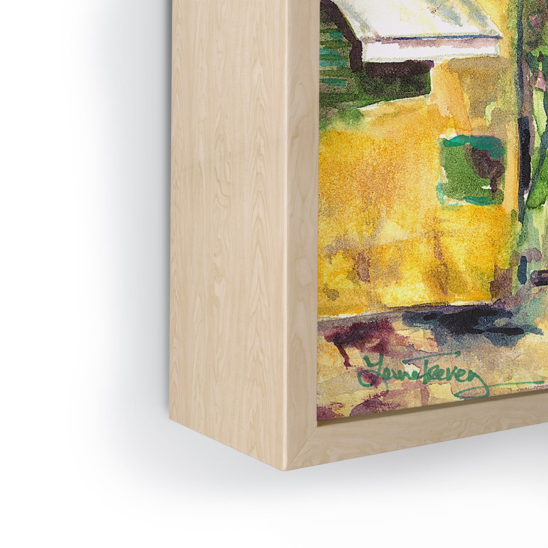 Laura Trevey Valldemossa Village Framed Mini Art Print