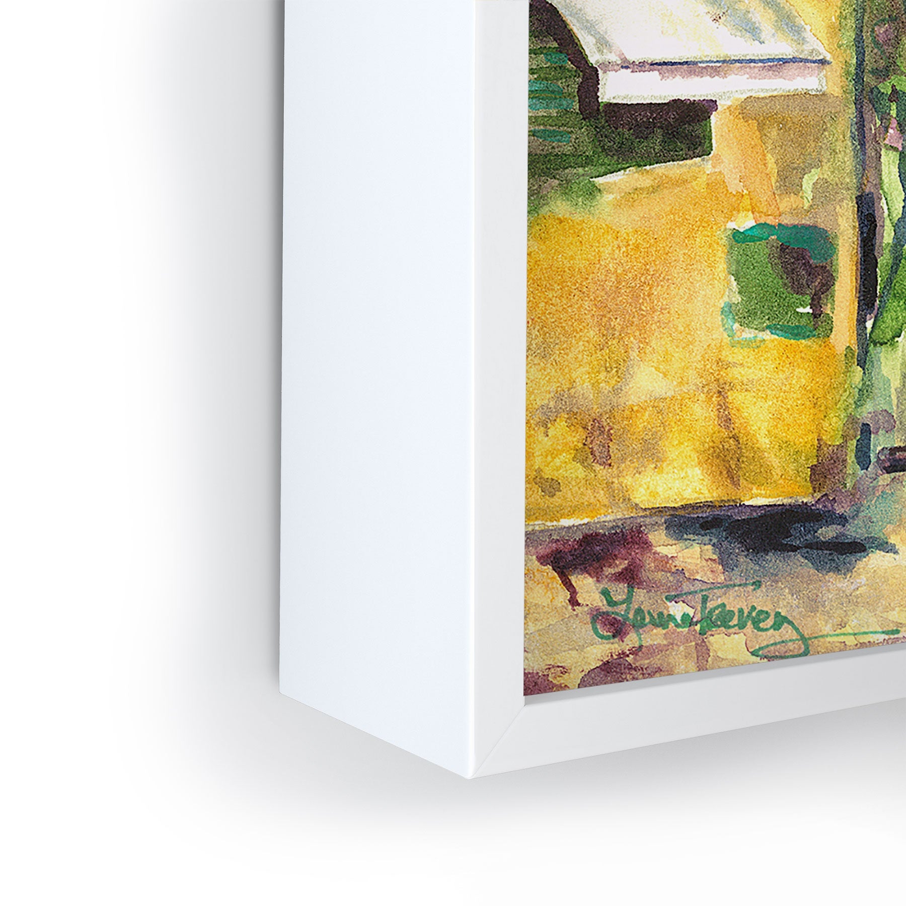 Laura Trevey Valldemossa Village Framed Mini Art Print