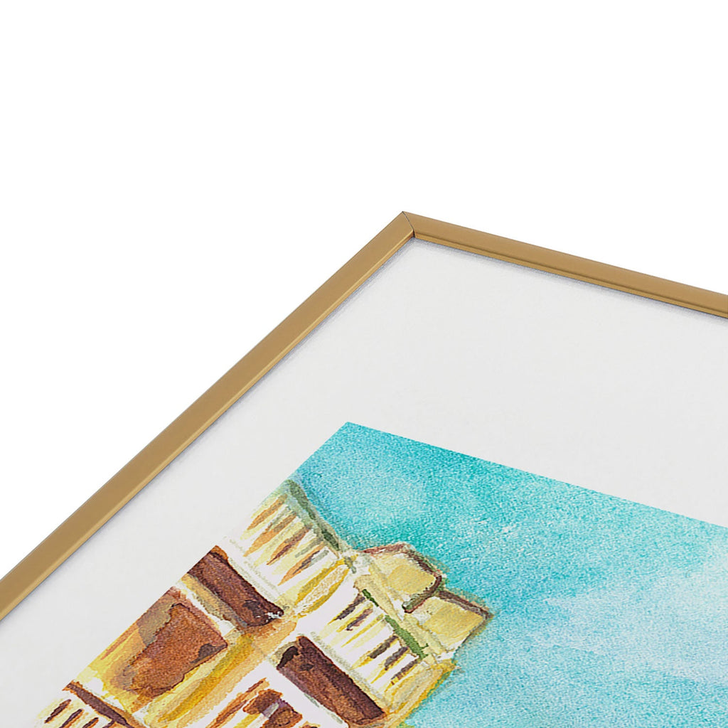 Laura Trevey Valldemossa Village Metal Framed Art Print