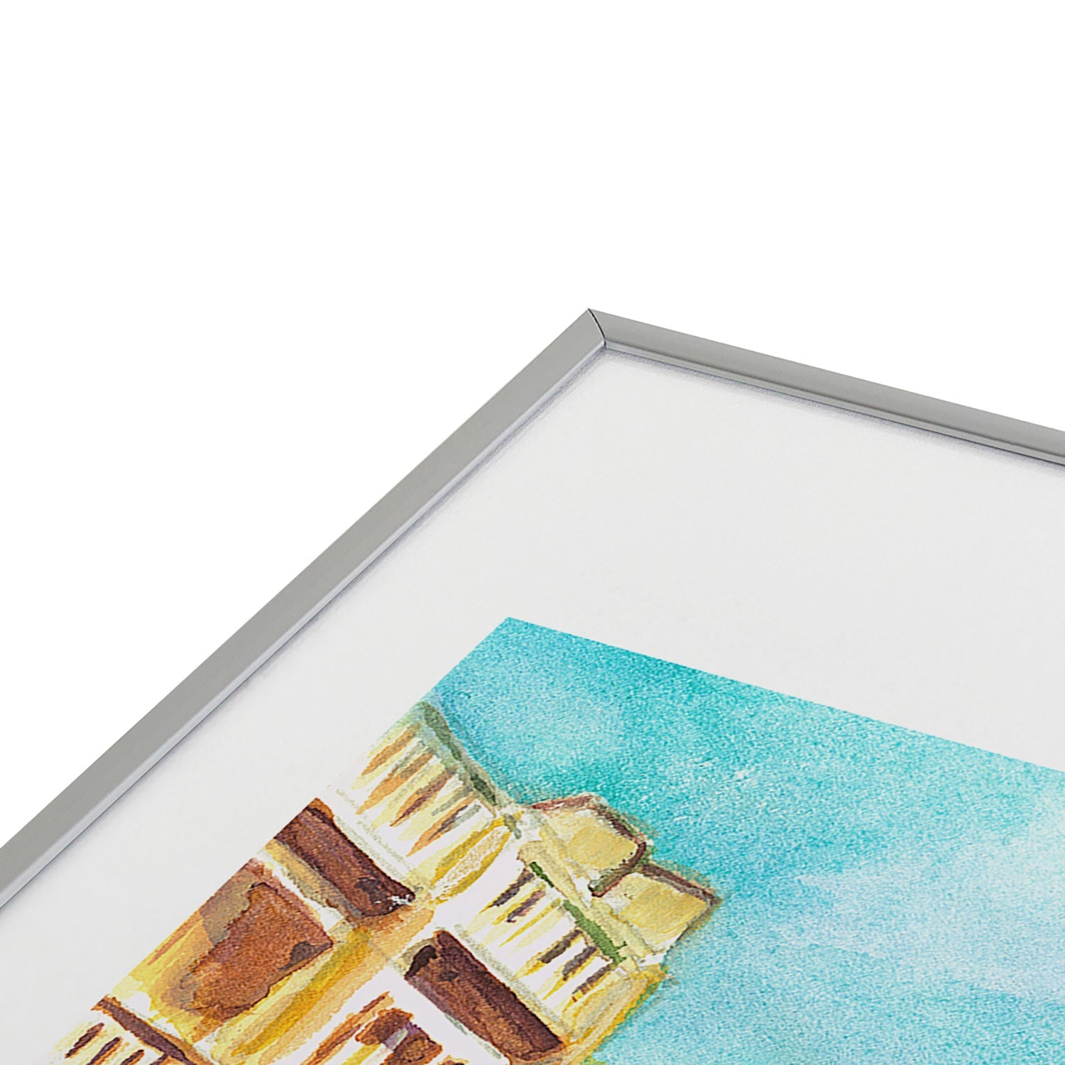 Laura Trevey Valldemossa Village Metal Framed Art Print