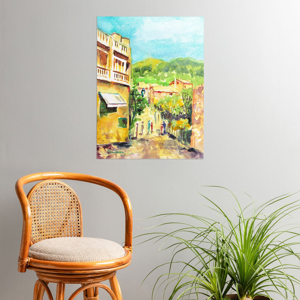 Laura Trevey Valldemossa Village Poster