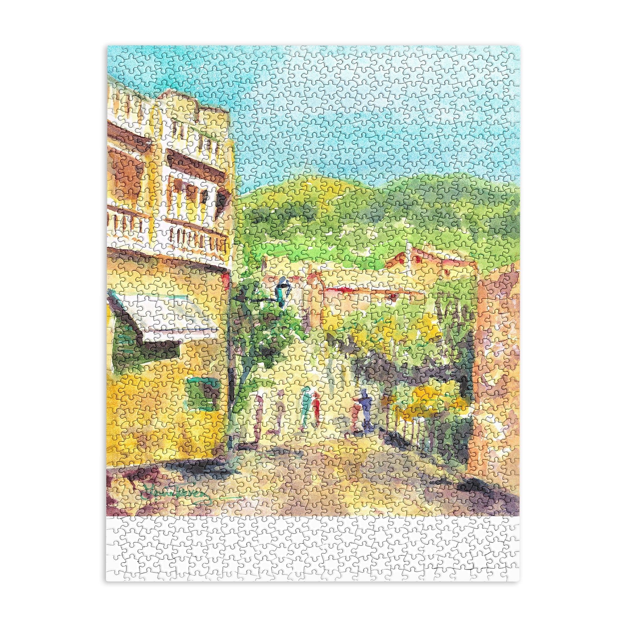 Laura Trevey Valldemossa Village Puzzle