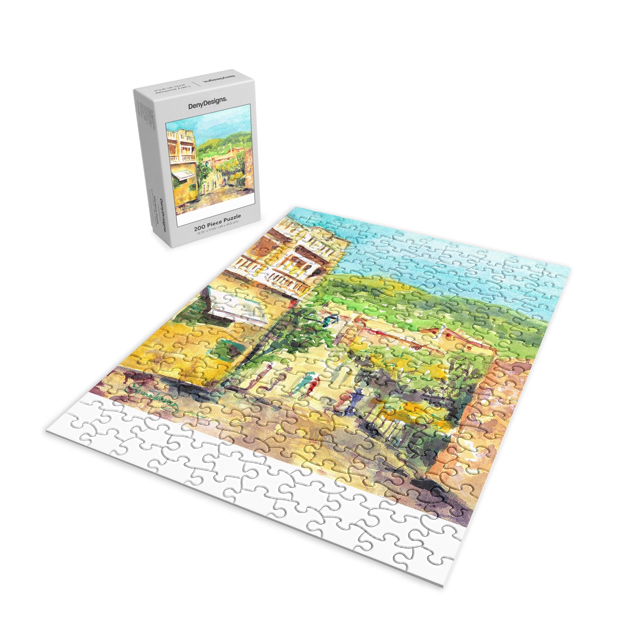 Laura Trevey Valldemossa Village Puzzle
