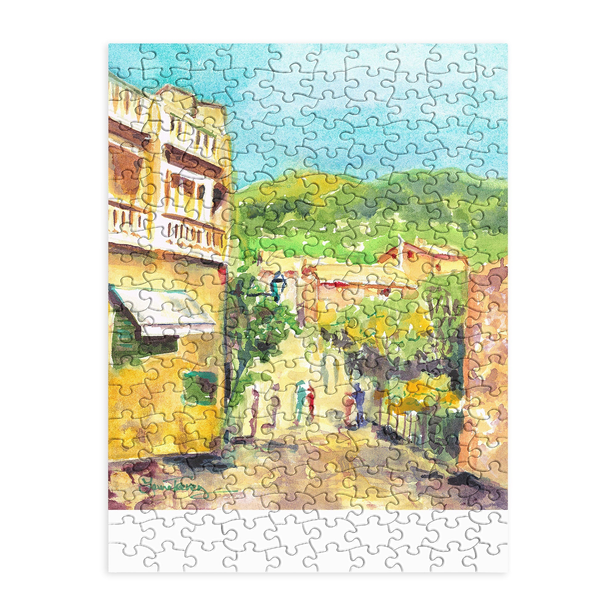 Laura Trevey Valldemossa Village Puzzle