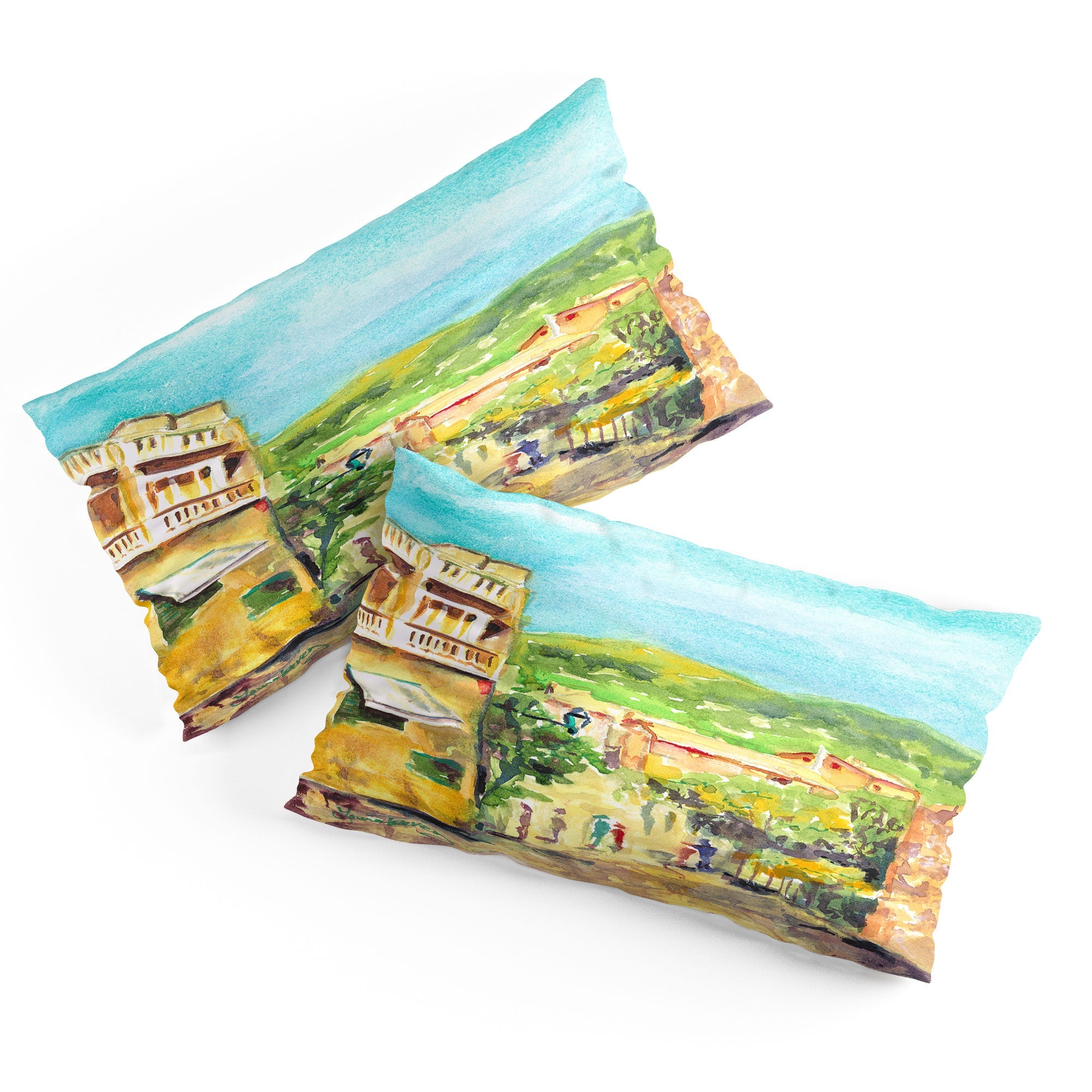 Laura Trevey Valldemossa Village Pillow Shams