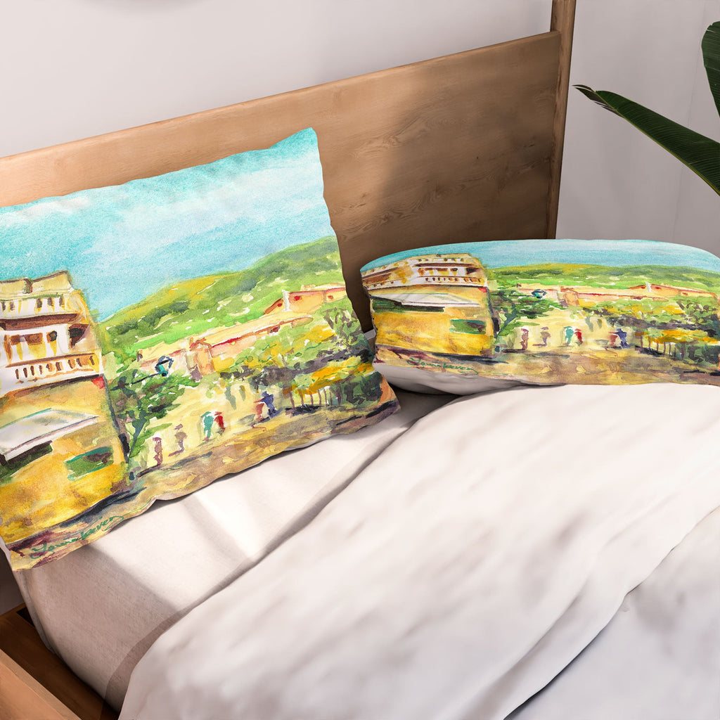 Laura Trevey Valldemossa Village Pillow Shams