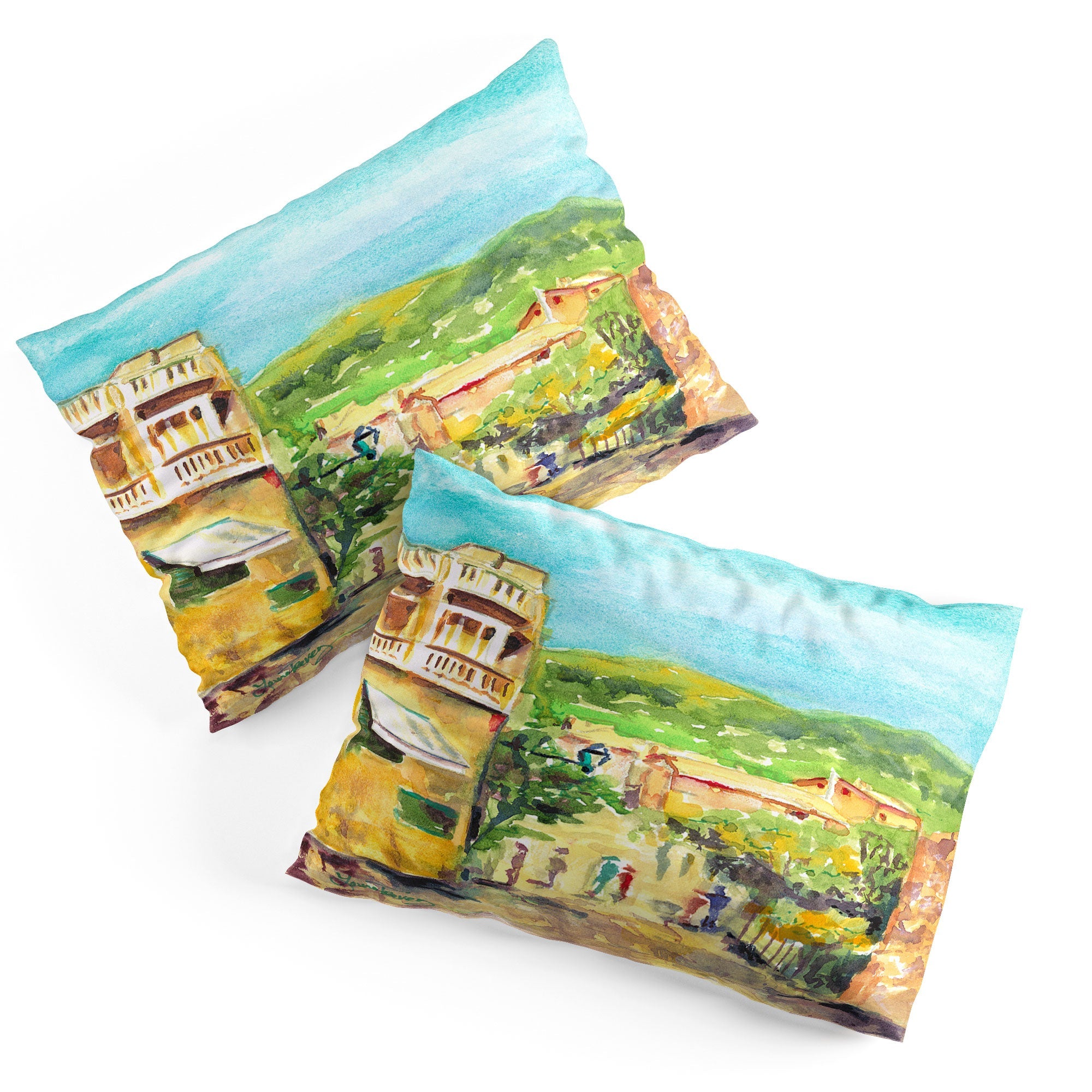 Laura Trevey Valldemossa Village Pillow Shams
