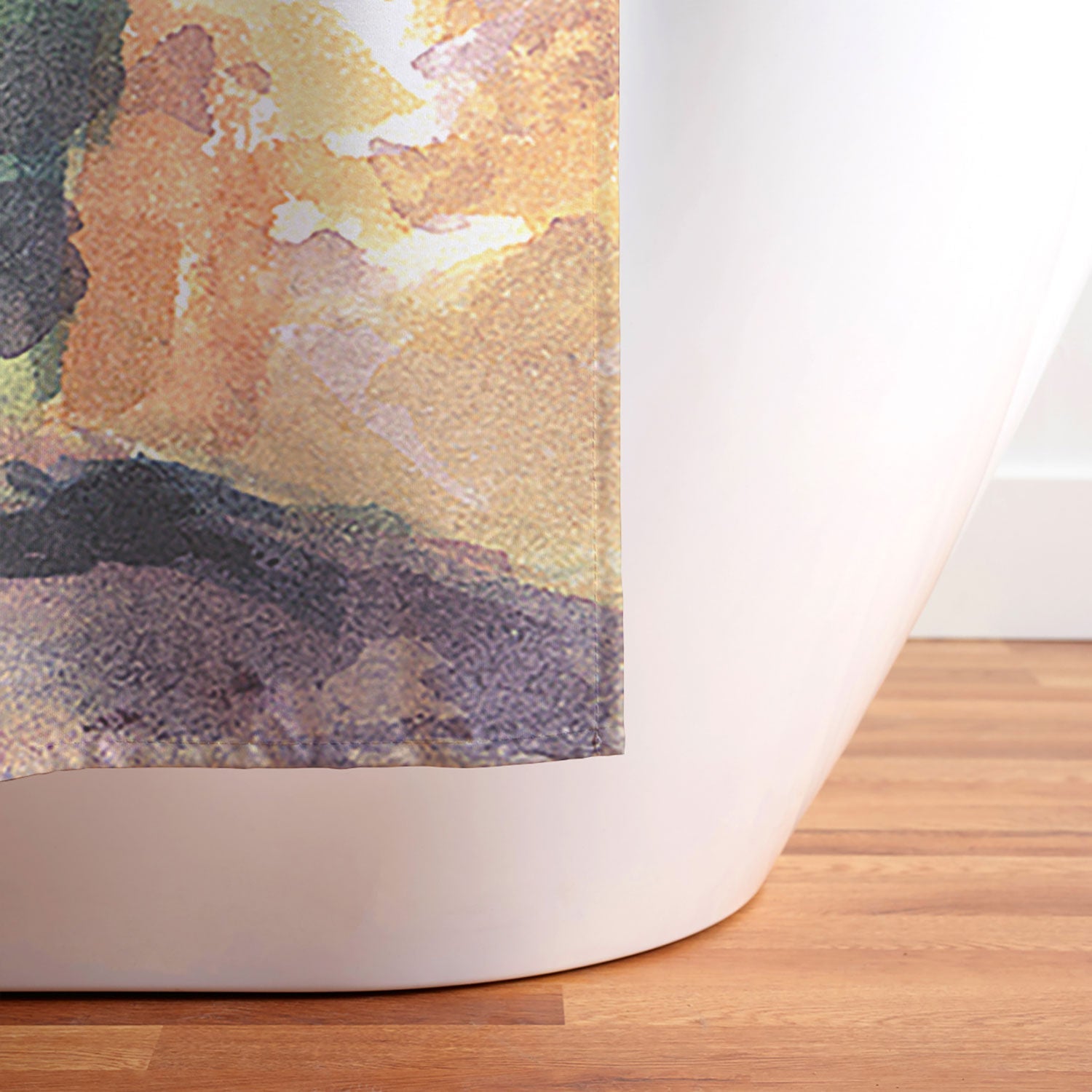Laura Trevey Valldemossa Village Shower Curtain