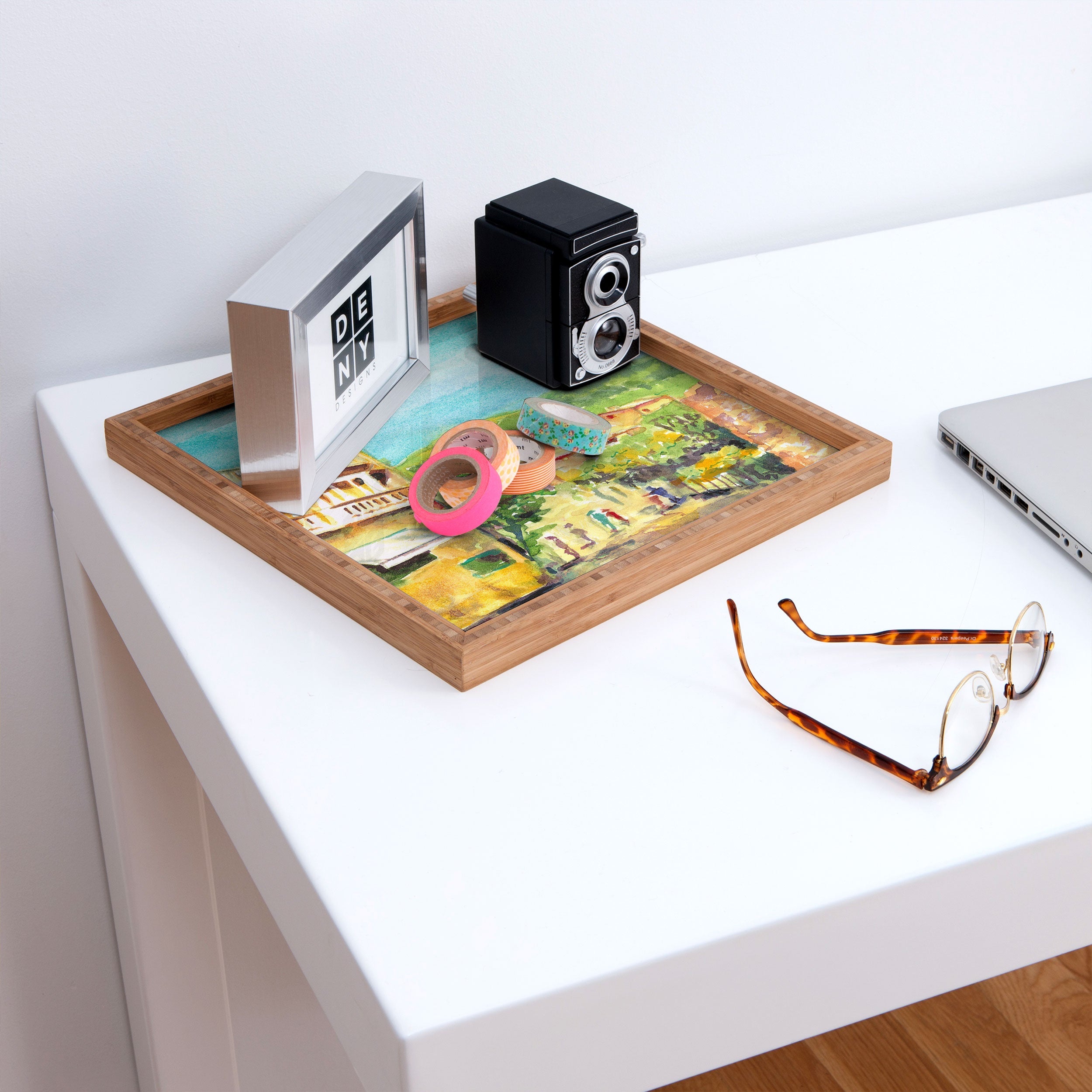 Laura Trevey Valldemossa Village Square Tray