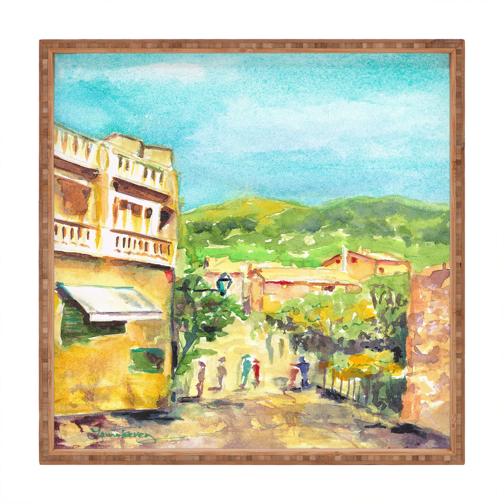 Laura Trevey Valldemossa Village Square Tray