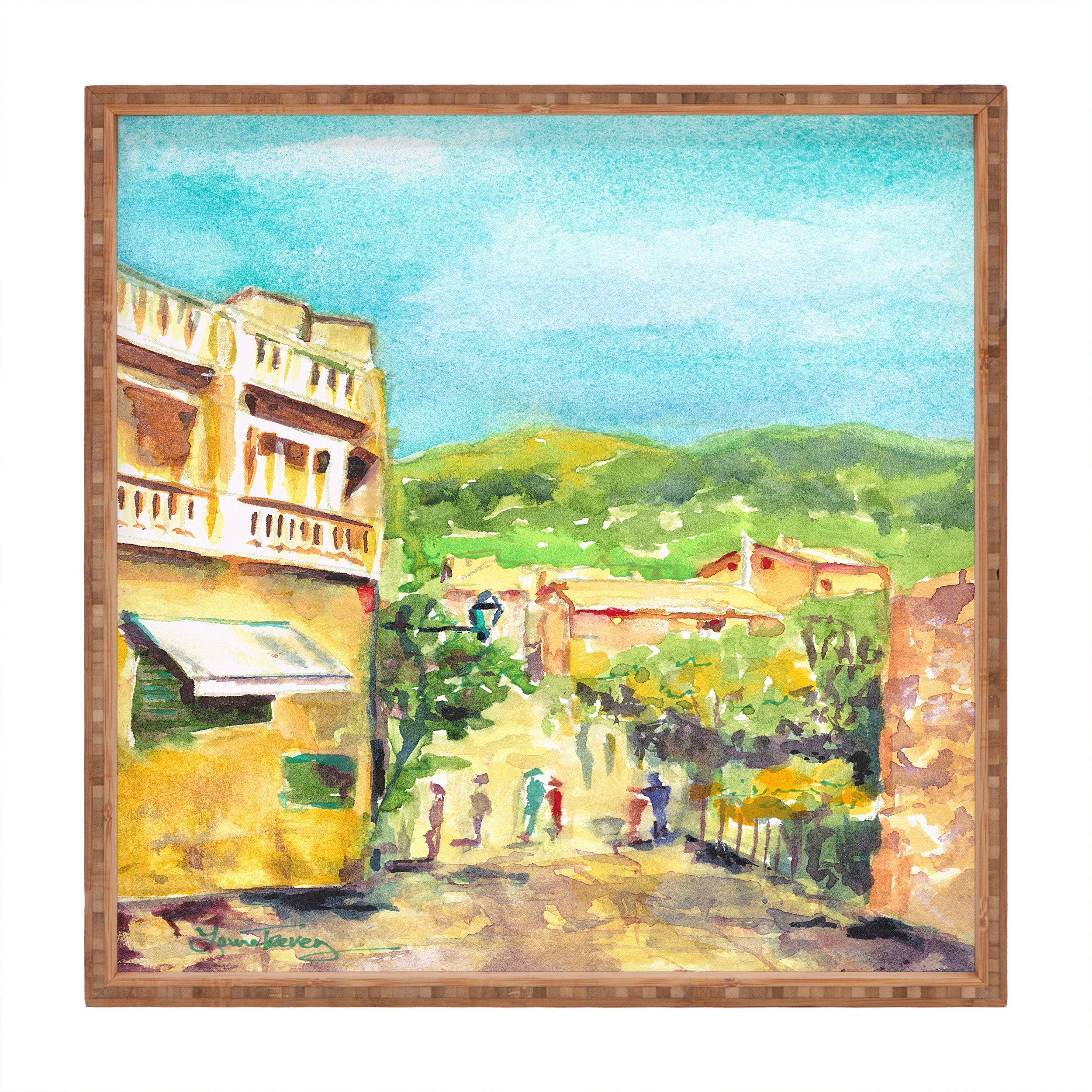 Laura Trevey Valldemossa Village Square Tray