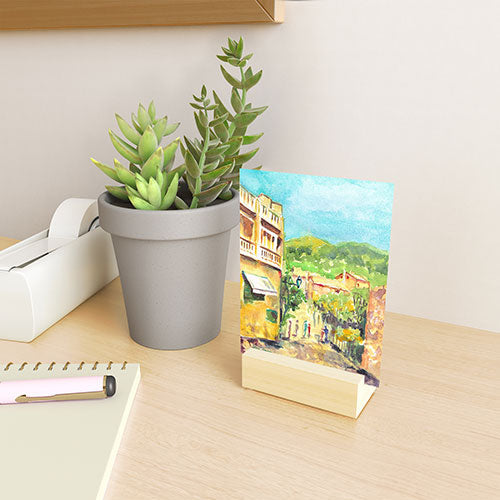 Laura Trevey Valldemossa Village Mini Art Print