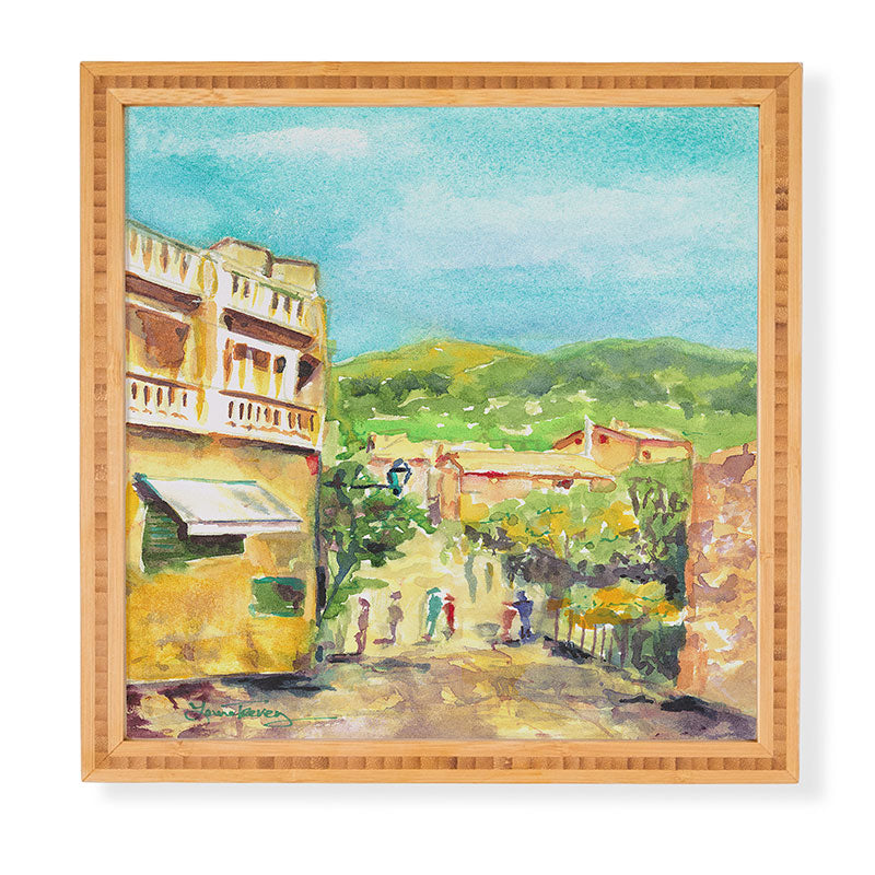 Laura Trevey Valldemossa Village Framed Wall Art