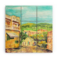 Laura Trevey Valldemossa Village Wood Wall Mural