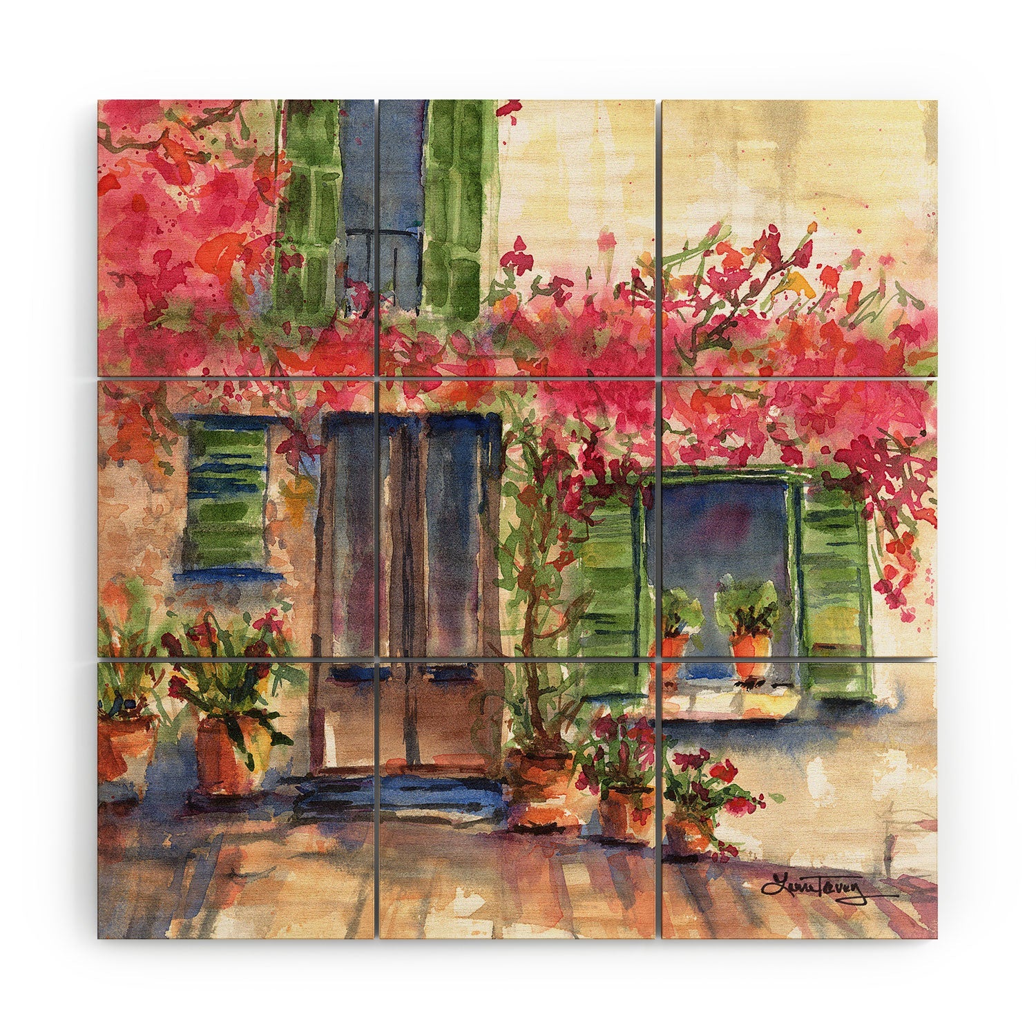 Laura Trevey Valldemossa Wood Wall Mural
