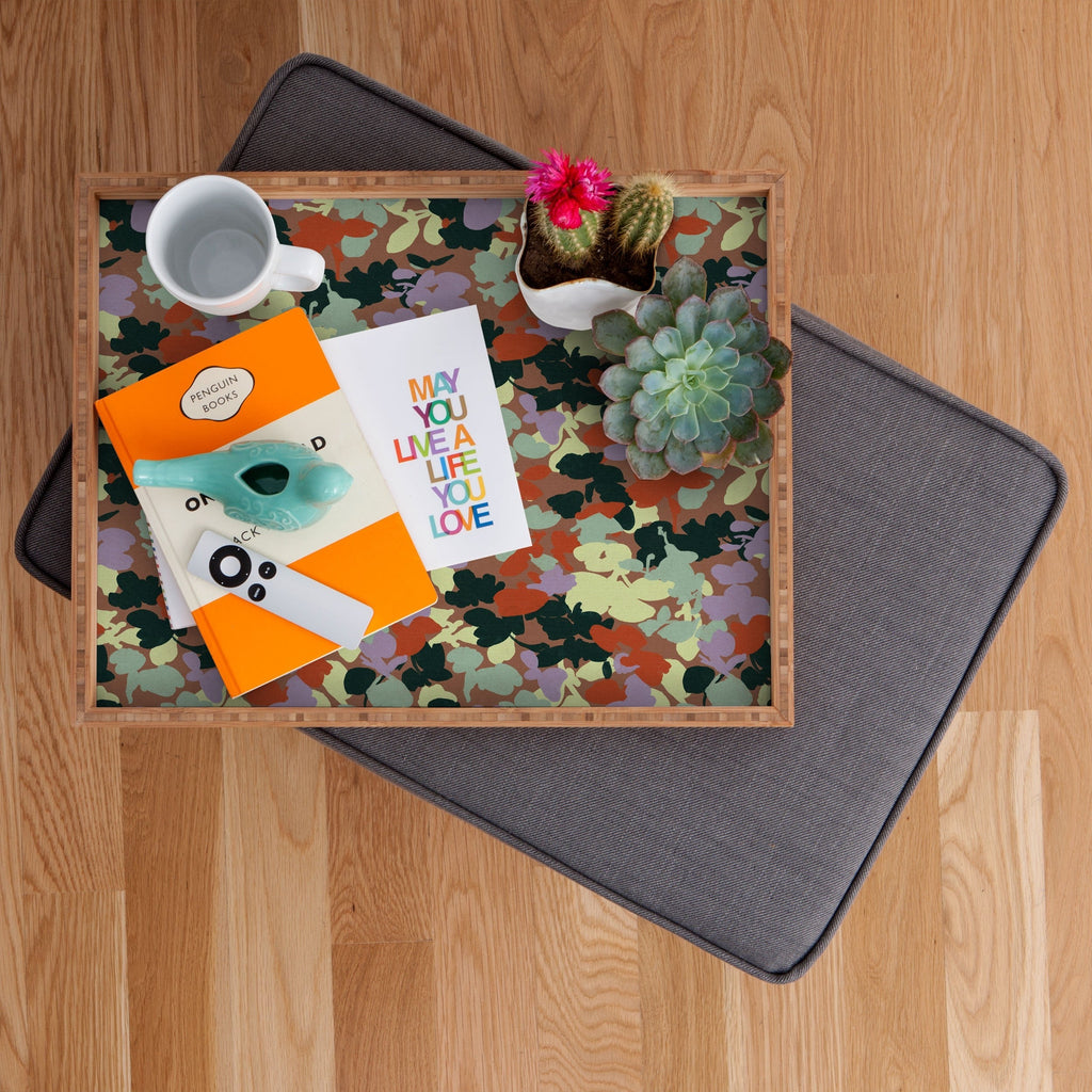 Marta Barragan Camarasa Retro Bloom Medley Rectangular Tray
