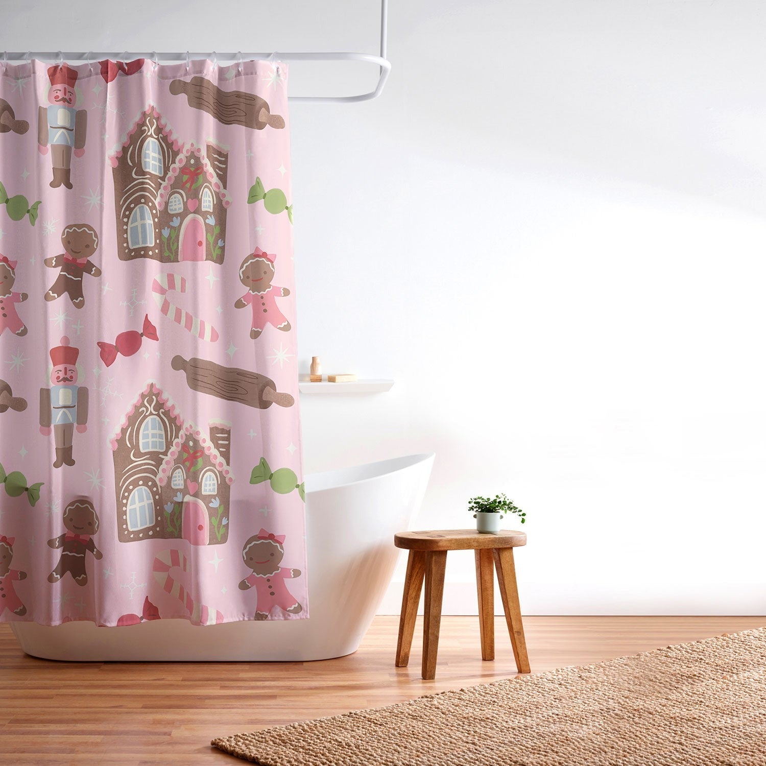 carriecantwell Sweet Christmas Holidays Shower Curtain