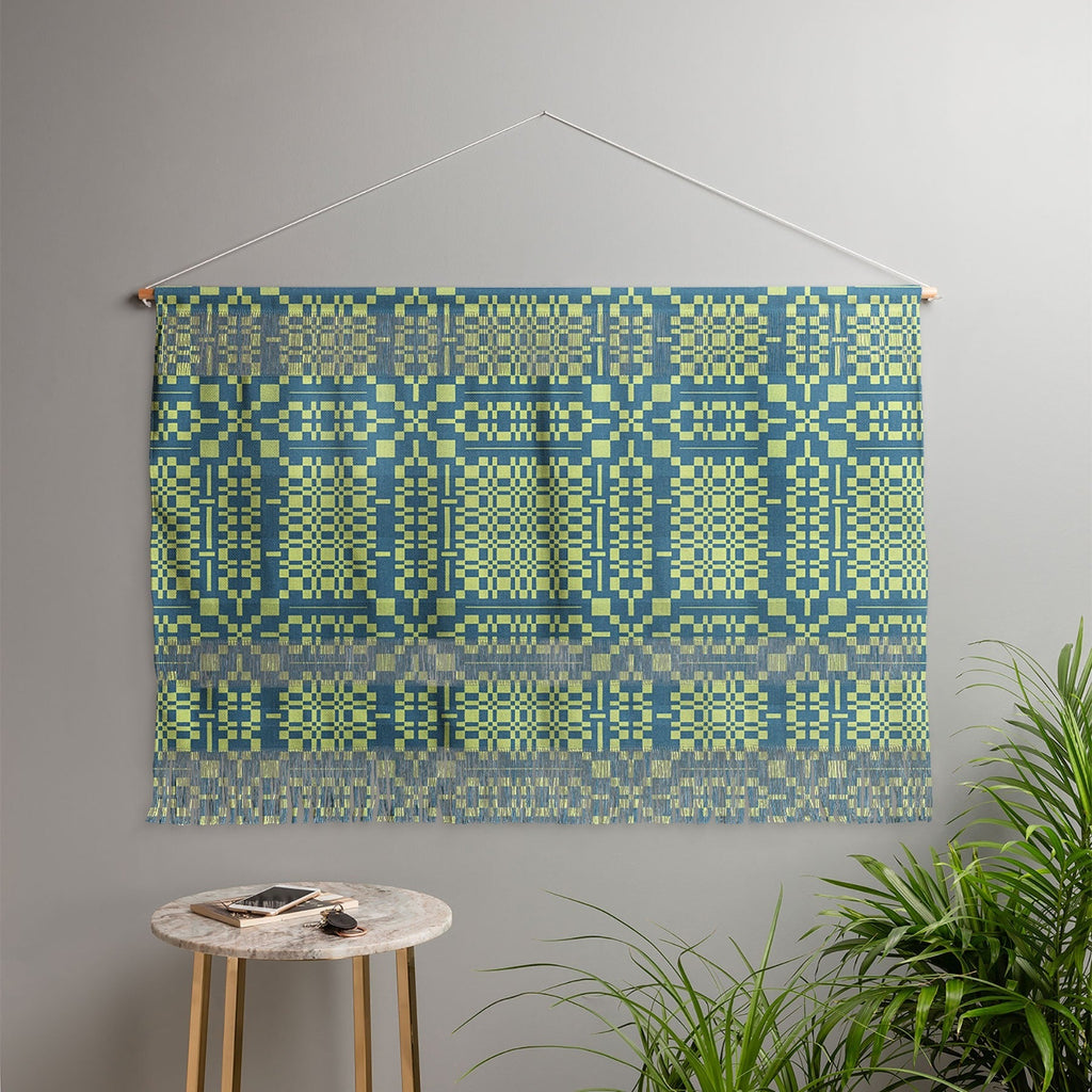 Marta Barragan Camarasa Nostalgic Grid Design Wall Hanging Landscape