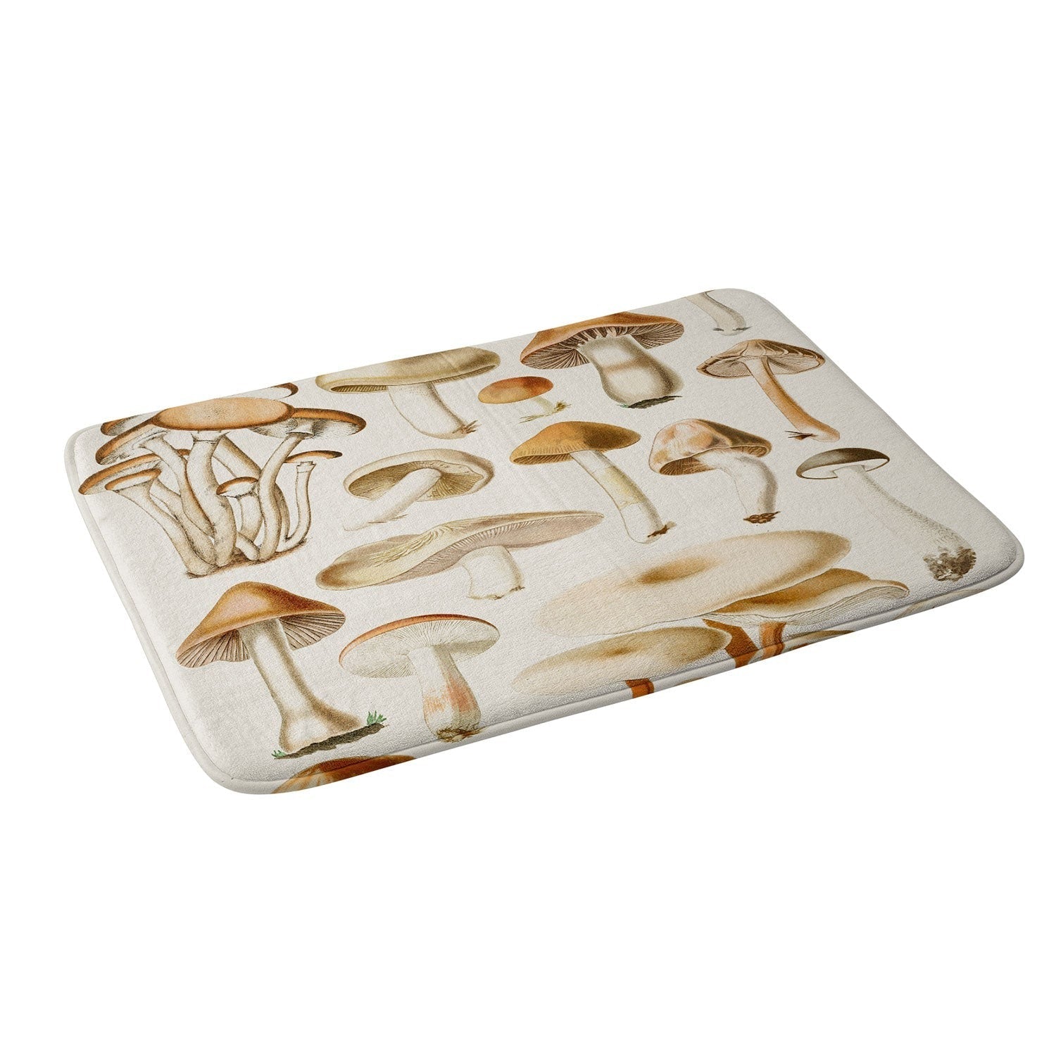 Gal Design Mushrooms Collection Memory Foam Bath Mat