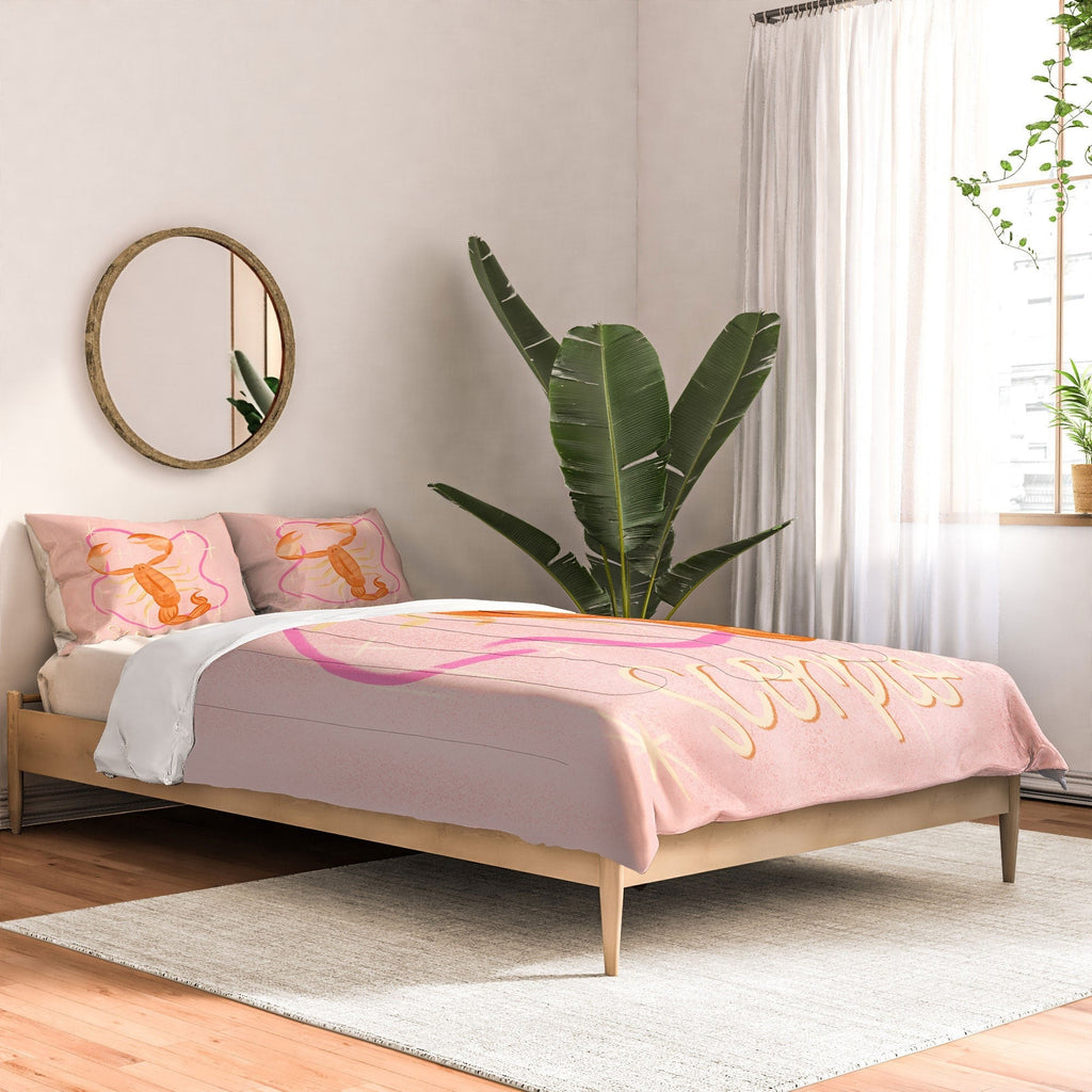 Little Om Zodiac Sign Scorpio Comforter
