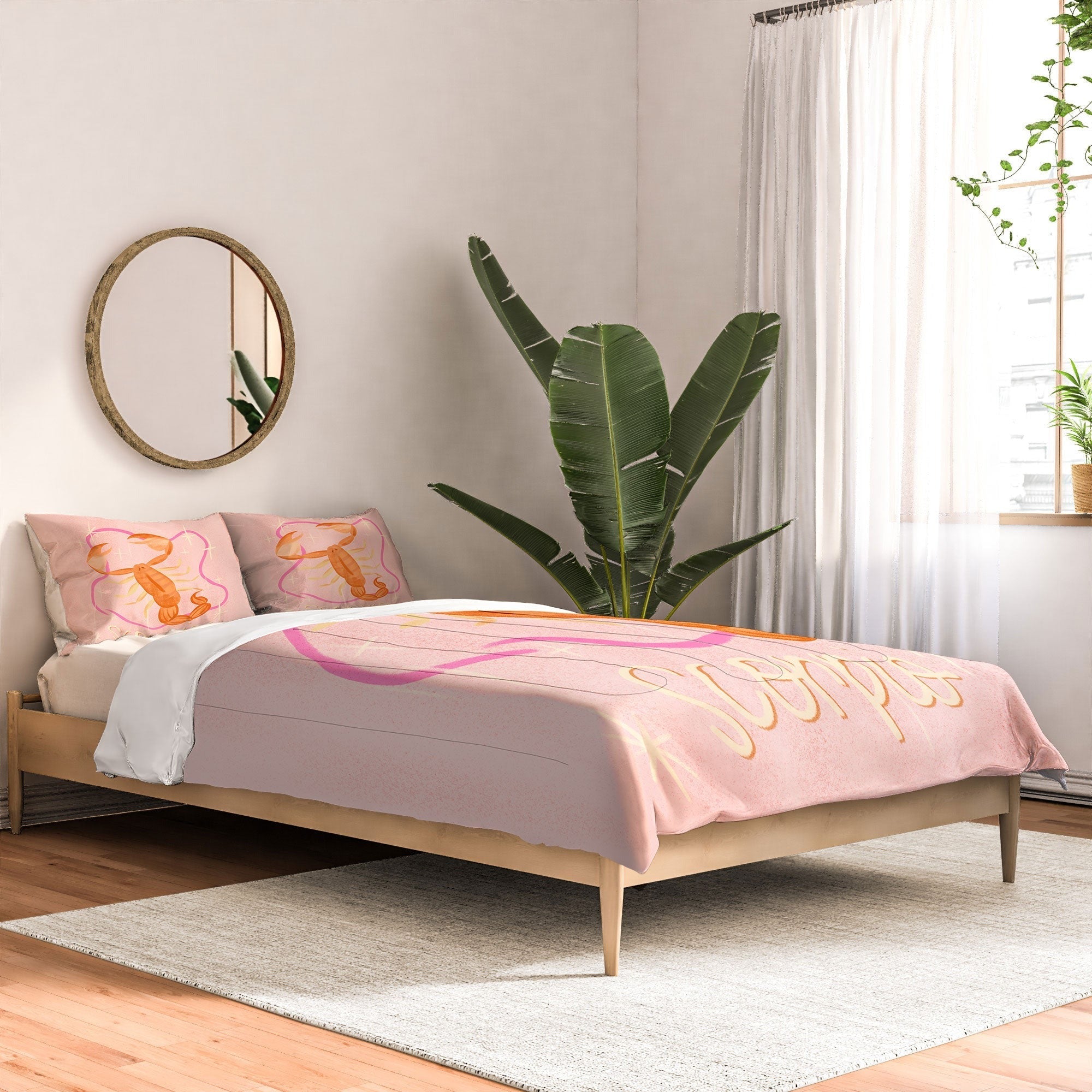 Little Om Zodiac Sign Scorpio Comforter