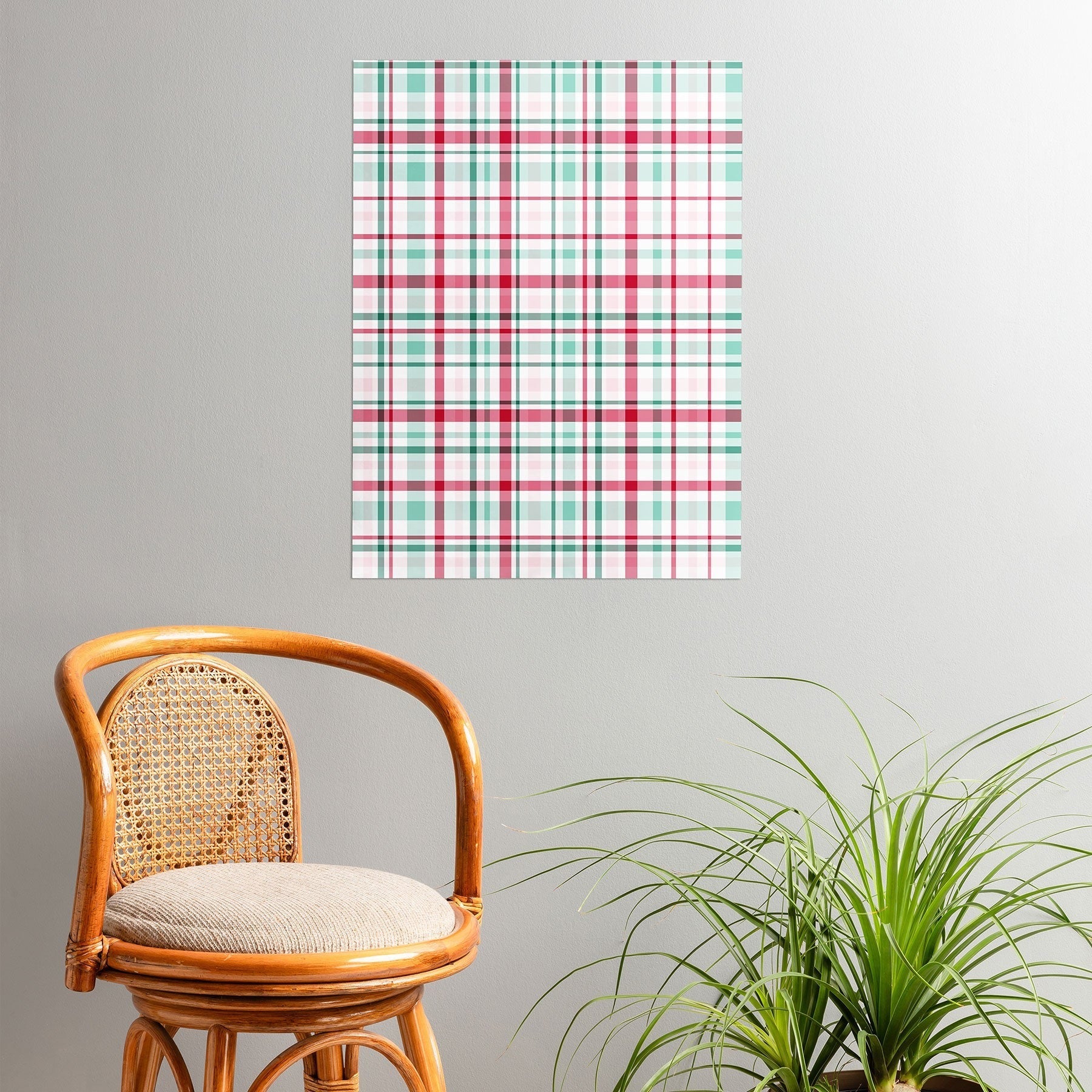 Lisa Argyropoulos Merry Vintage Plaid Poster