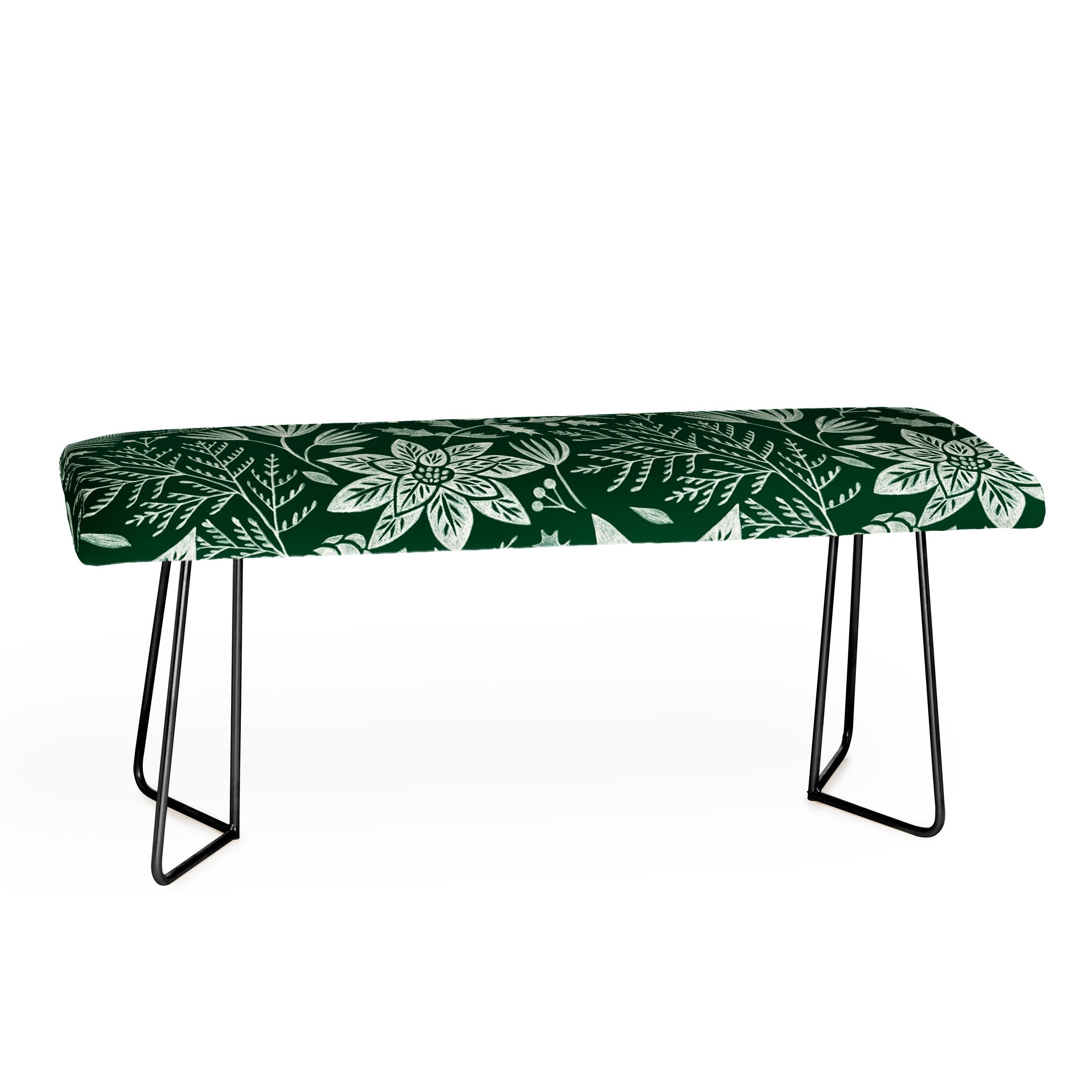 Pimlada Phuapradit Christmas Poinsettia Bench