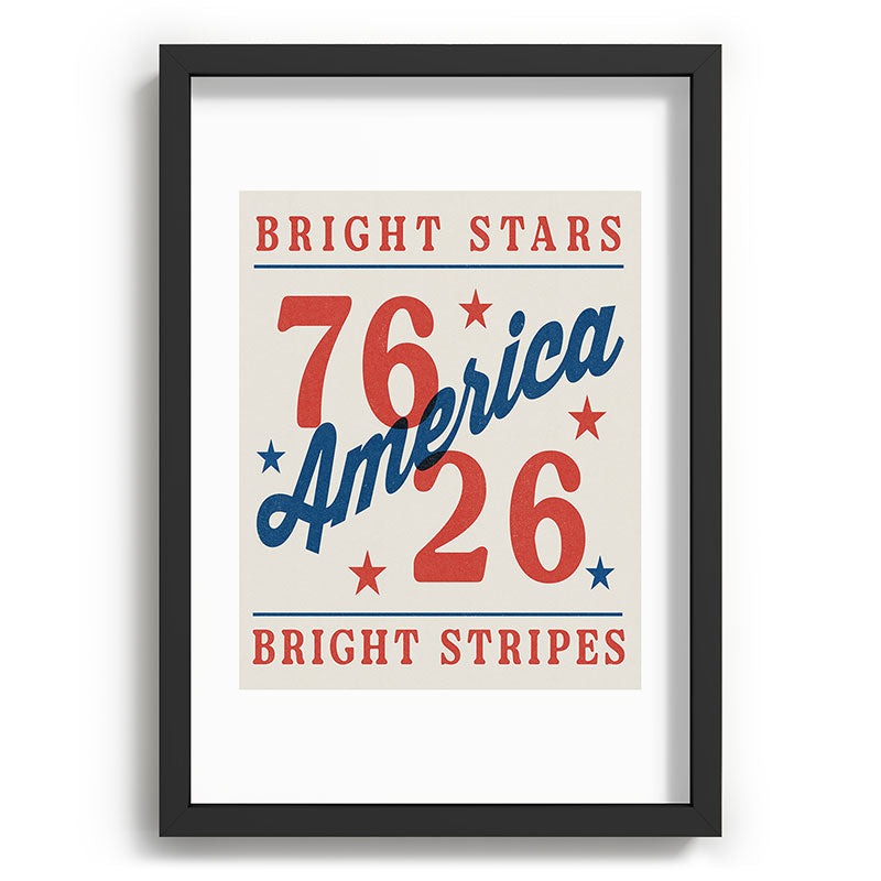 DENY Designs Bright Stars Bright Stripes Recessed Framing Rectangle