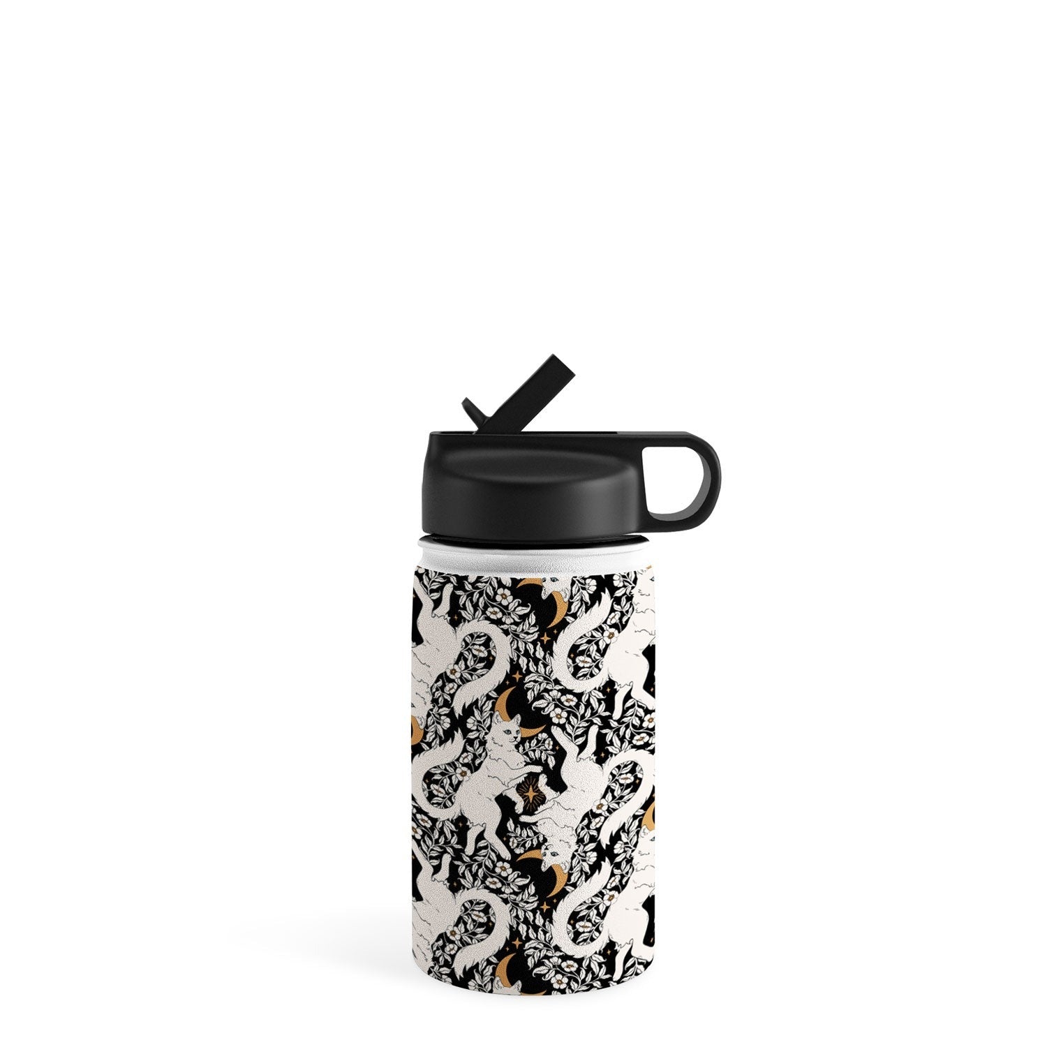Avenie Celestial Cats Gold Water Bottle