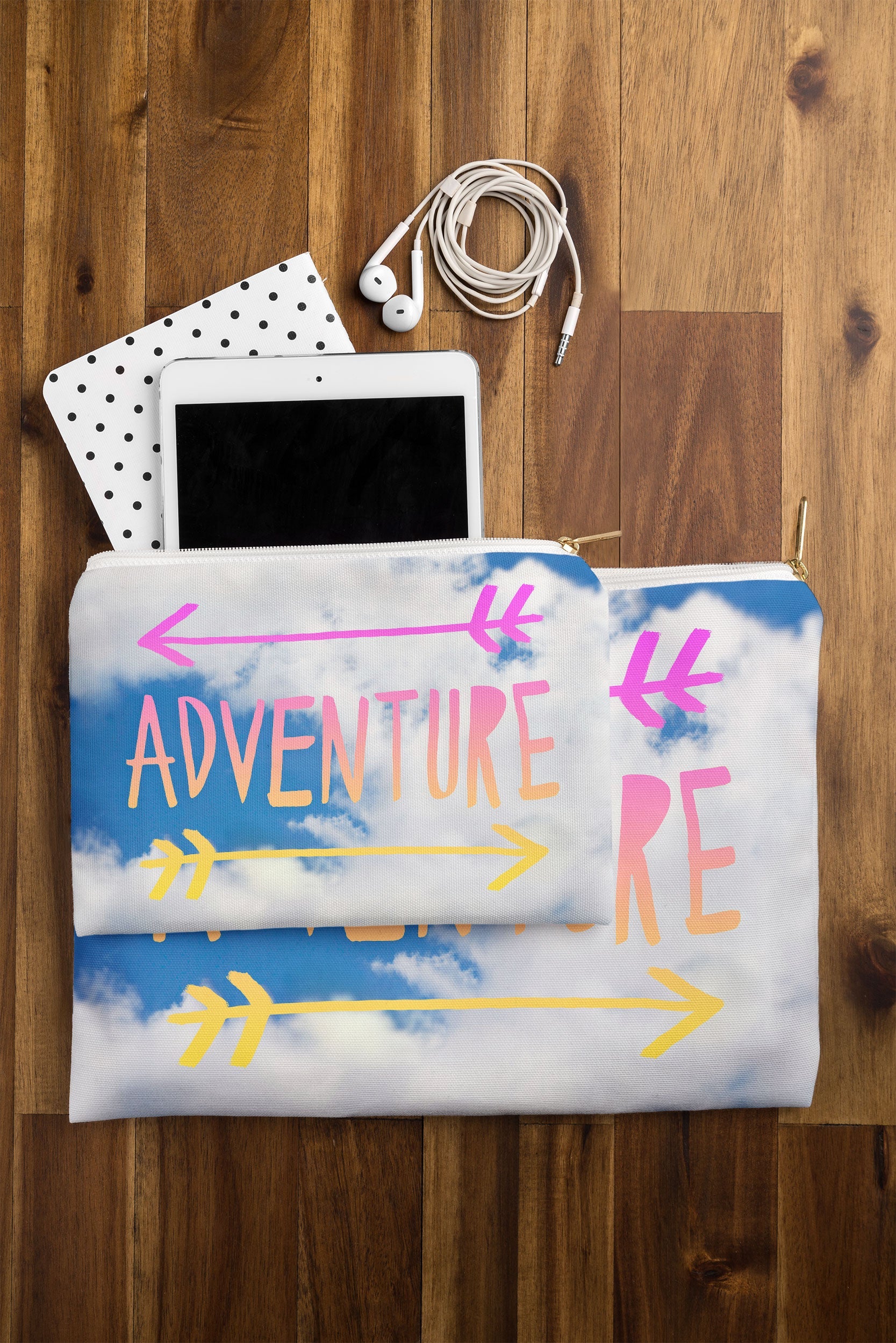 Leah Flores Adventure Sky Pouch