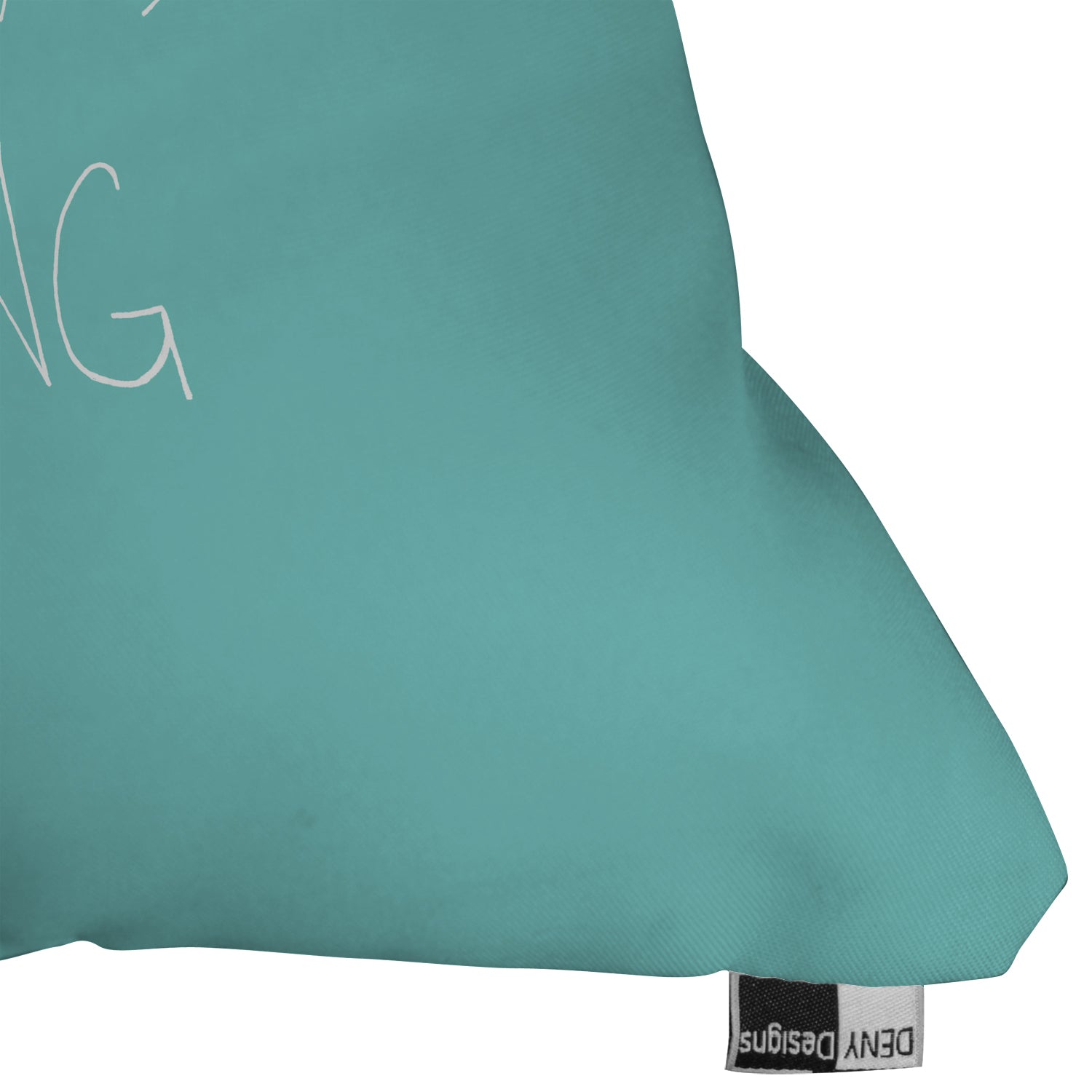 Leah Flores Adventure Typography Throw Pillow