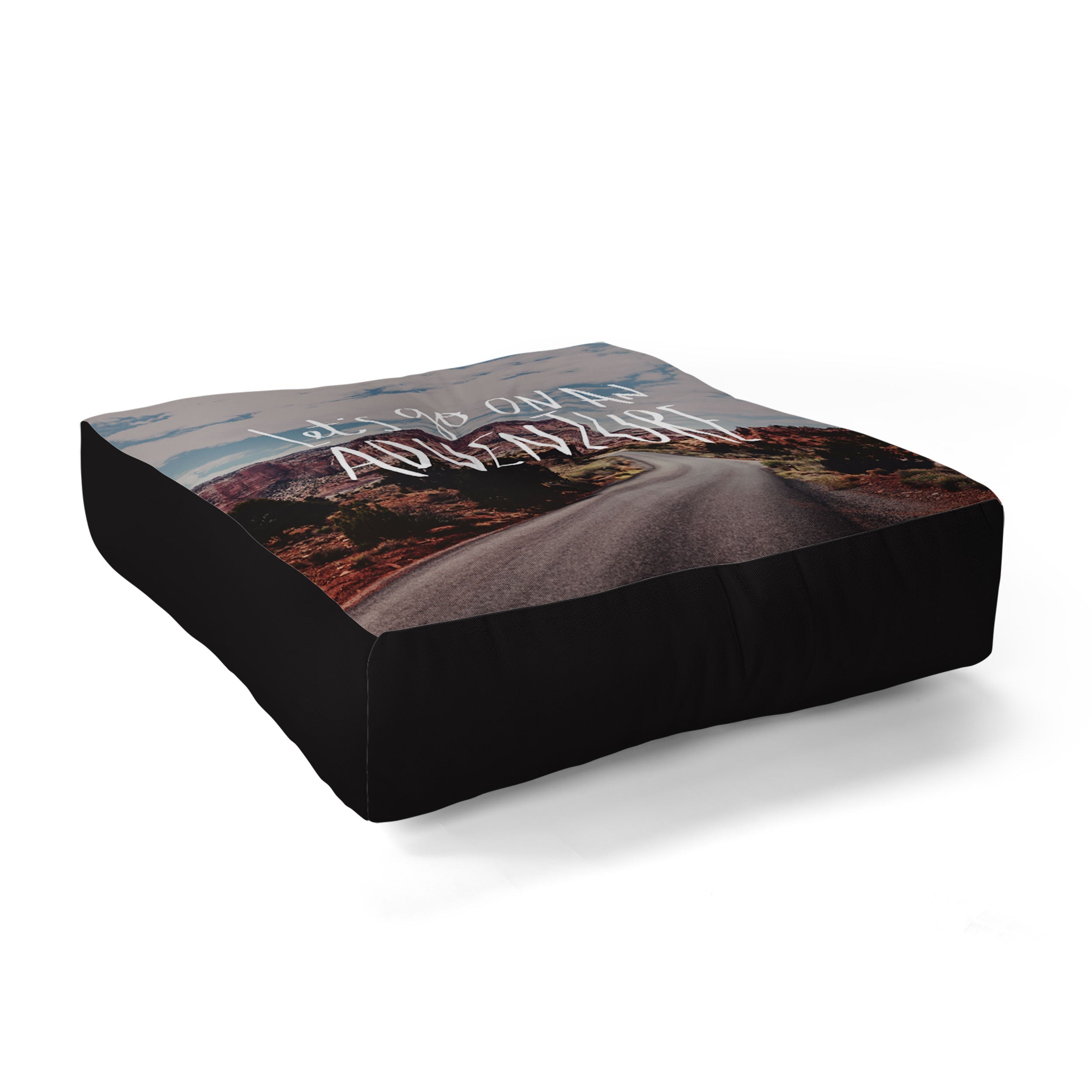 Leah Flores Adventure Utah Floor Pillow Square