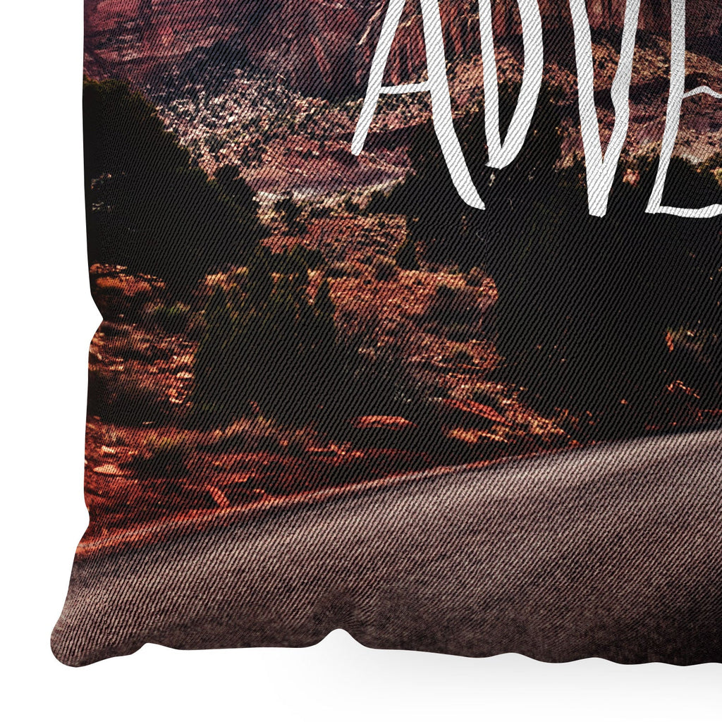 Leah Flores Adventure Utah Floor Pillow Square