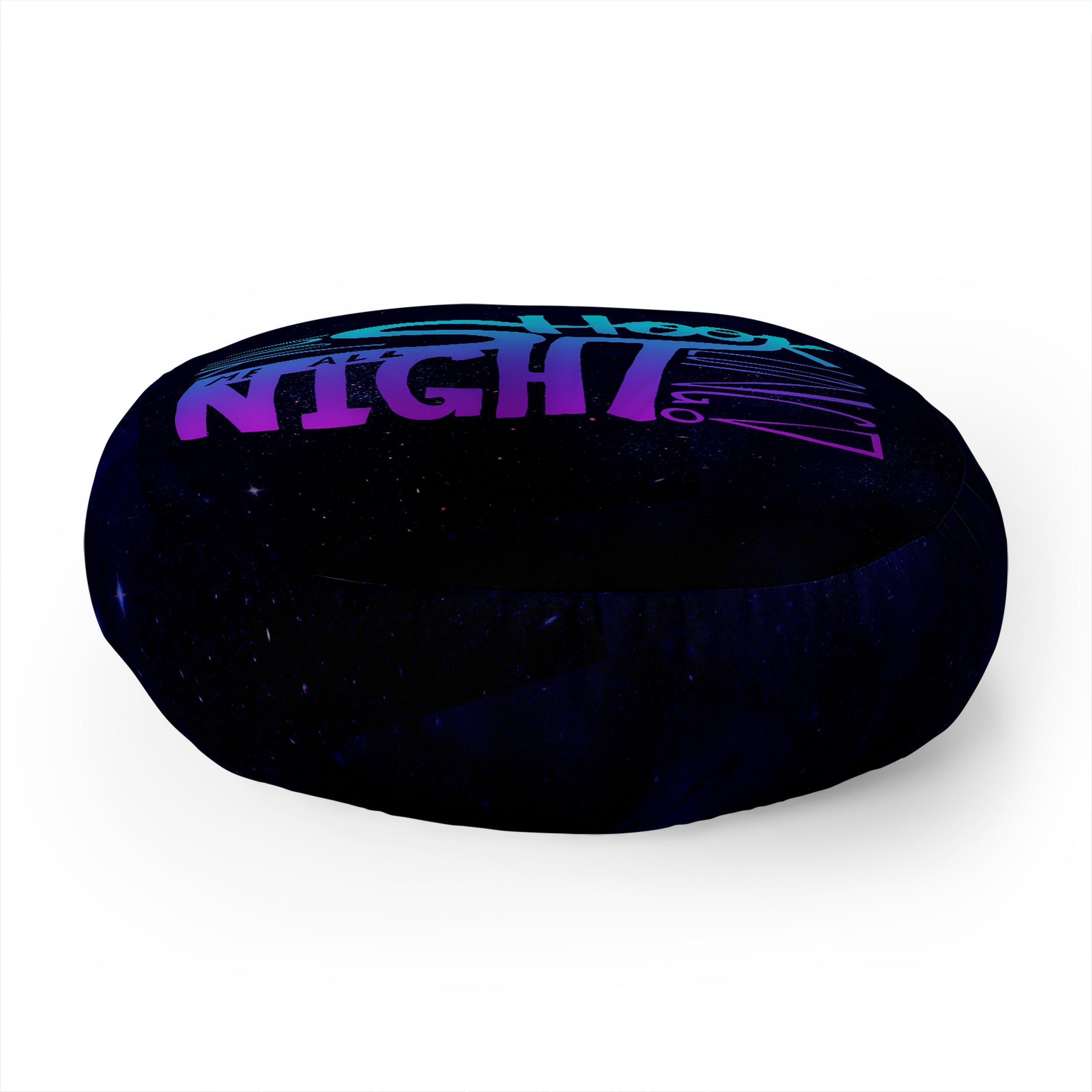 Leah Flores All Night Long Floor Pillow Round