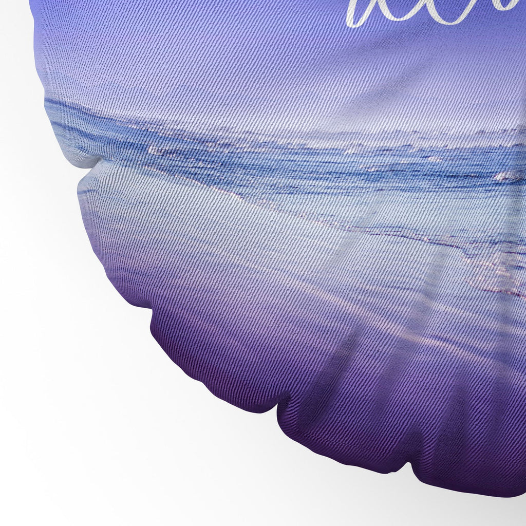 Leah Flores Aloha Beach Floor Pillow Round