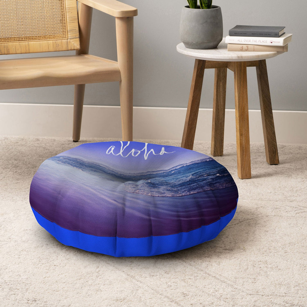 Leah Flores Aloha Beach Floor Pillow Round