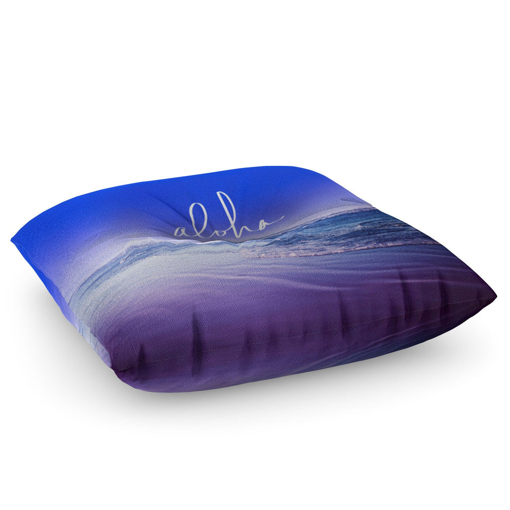 Leah Flores Aloha Beach Floor Pillow Square