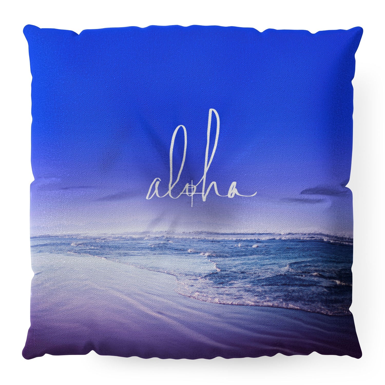 Leah Flores Aloha Beach Floor Pillow Square