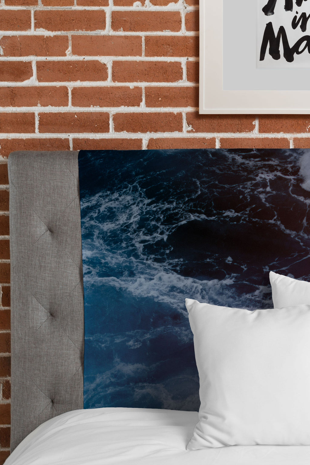 Leah Flores Big Sur Waves Tapestry