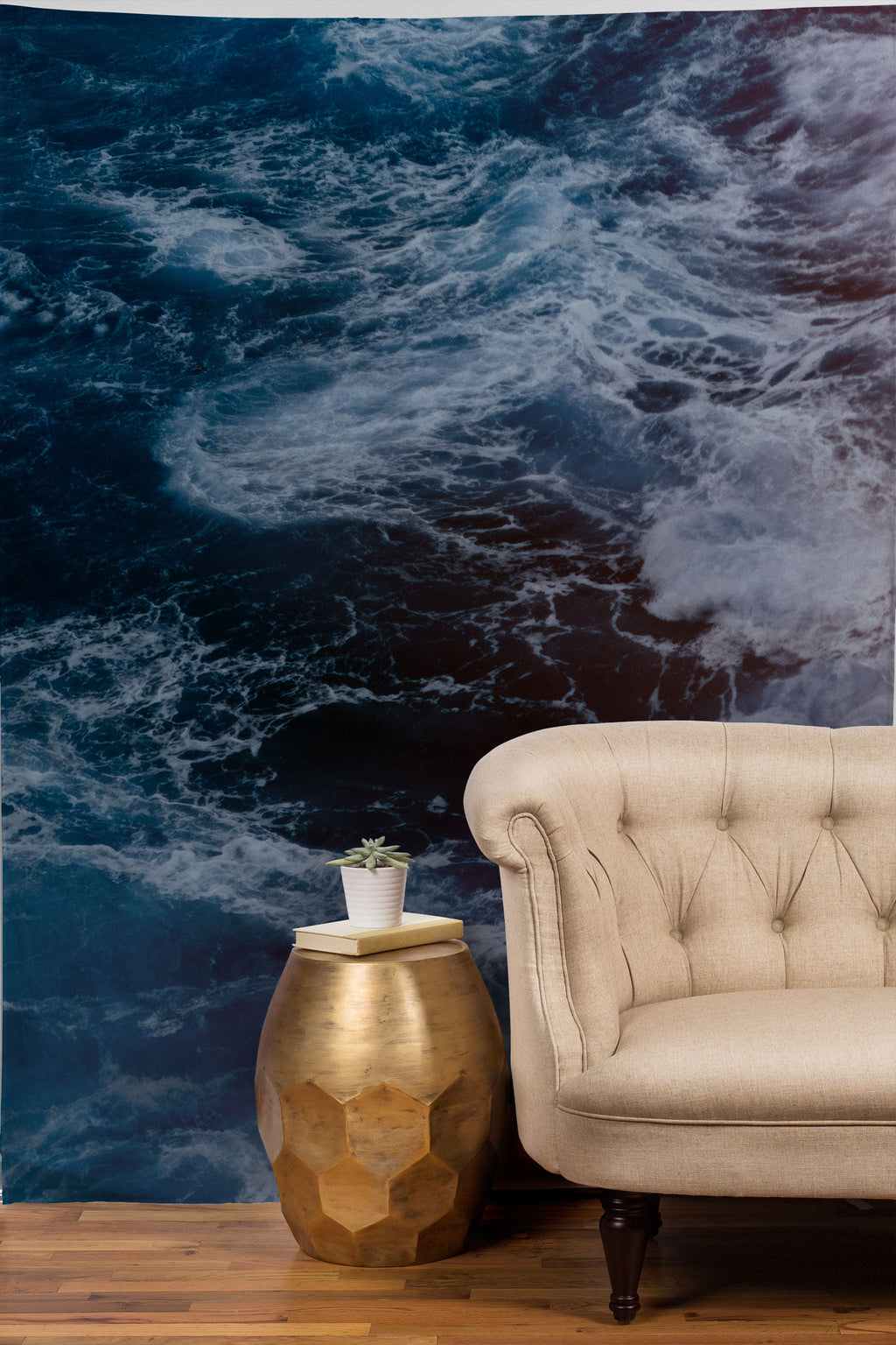 Leah Flores Big Sur Waves Tapestry