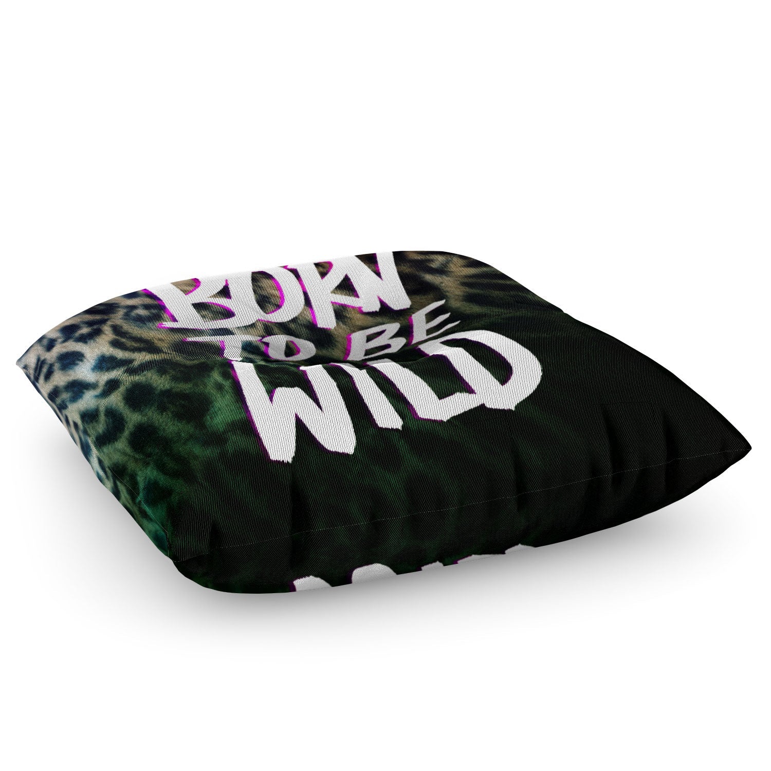 Leah Flores Born To Be Wild Floor Pillow Square
