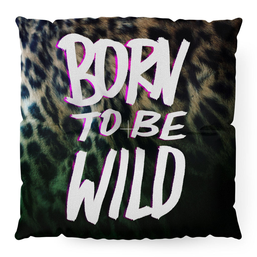 Leah Flores Born To Be Wild Floor Pillow Square