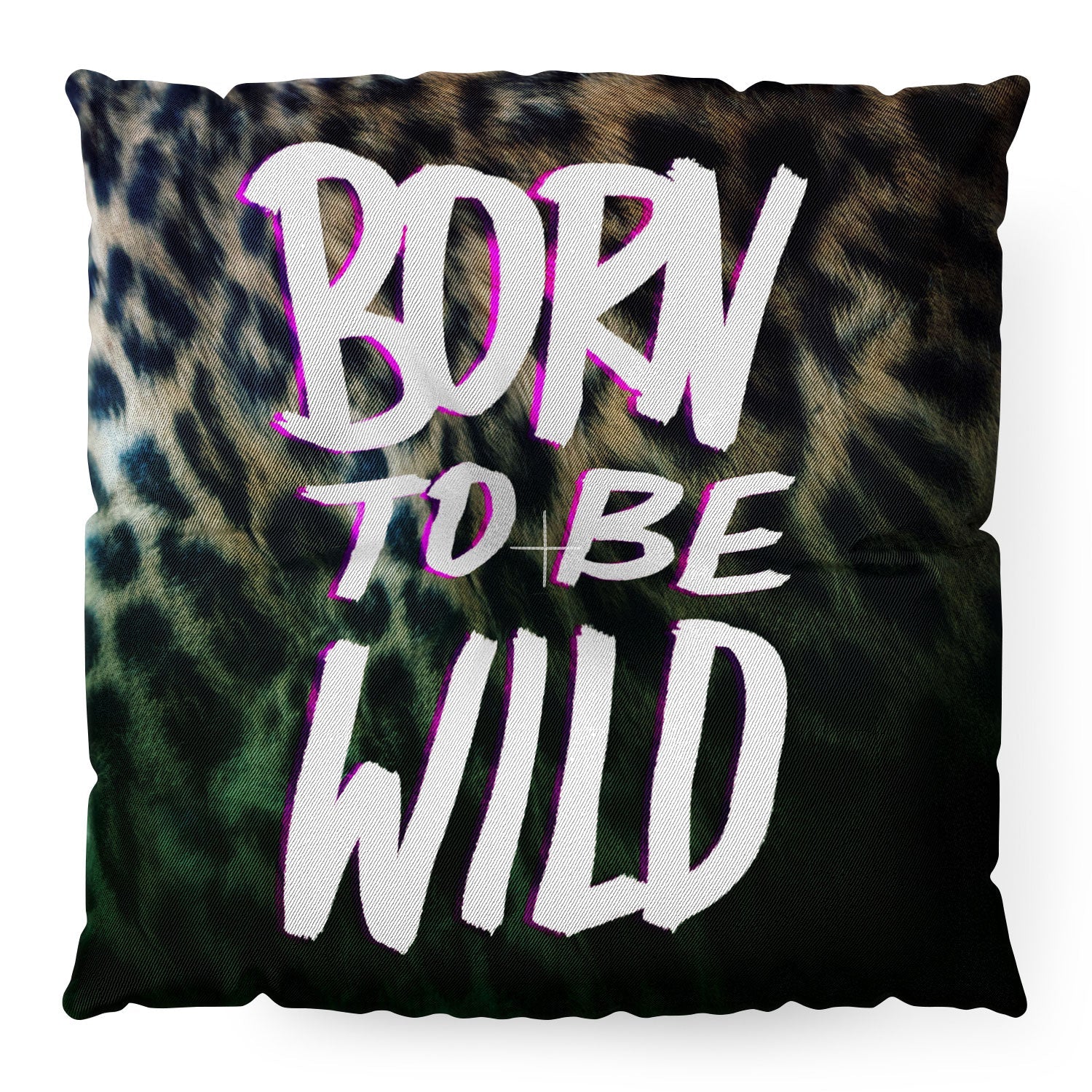 Leah Flores Born To Be Wild Floor Pillow Square