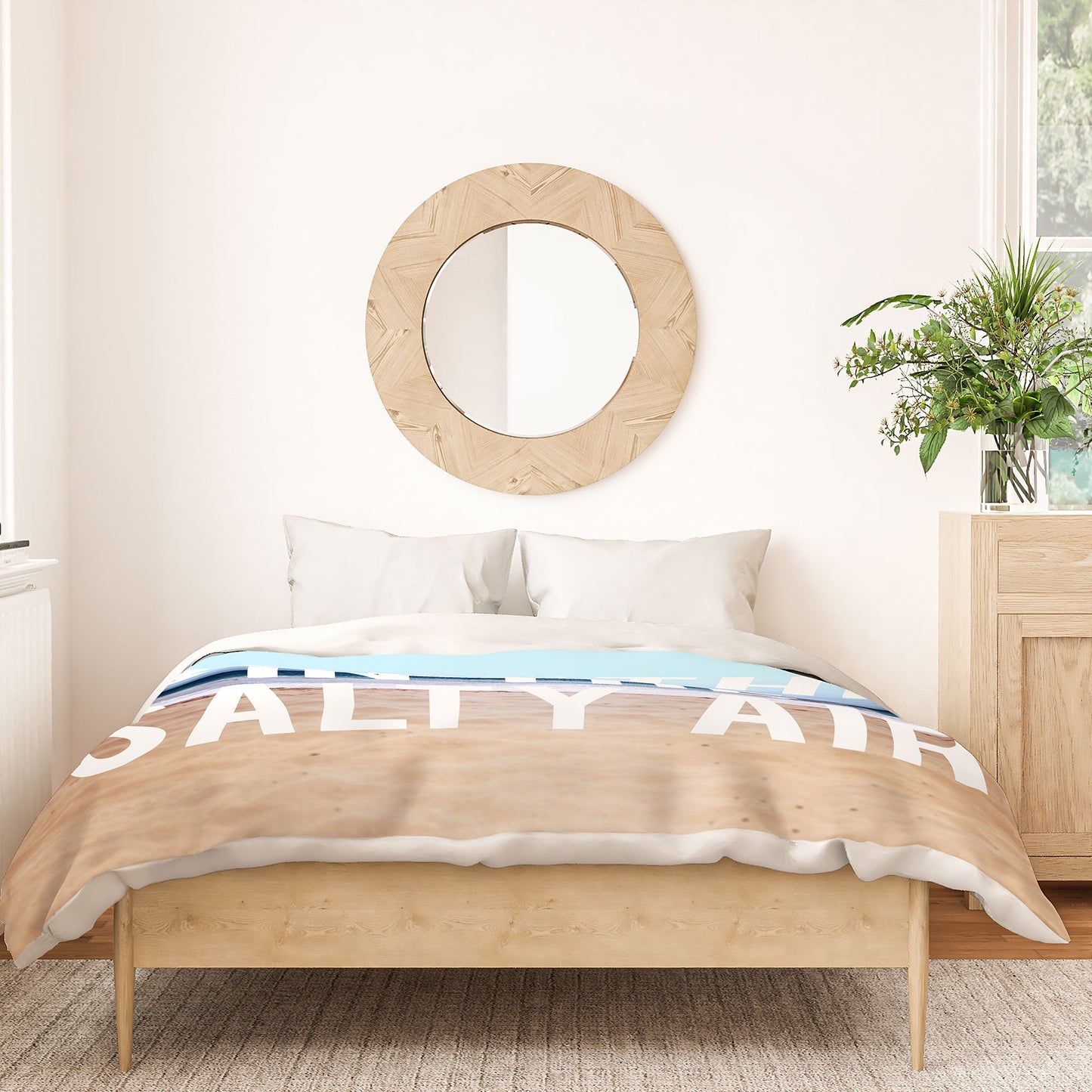 Leah Flores Breathe Duvet Cover