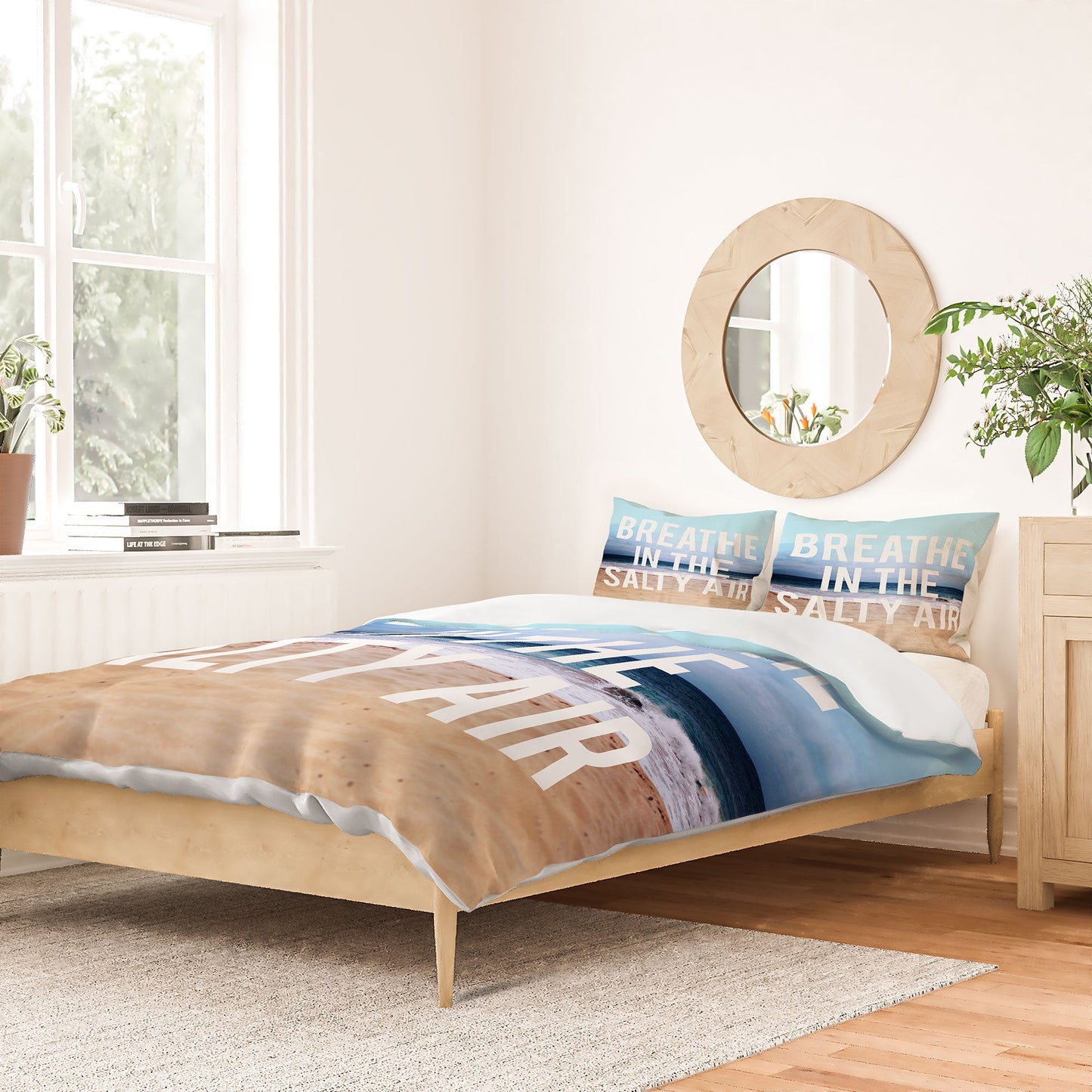 Leah Flores Breathe Duvet Cover